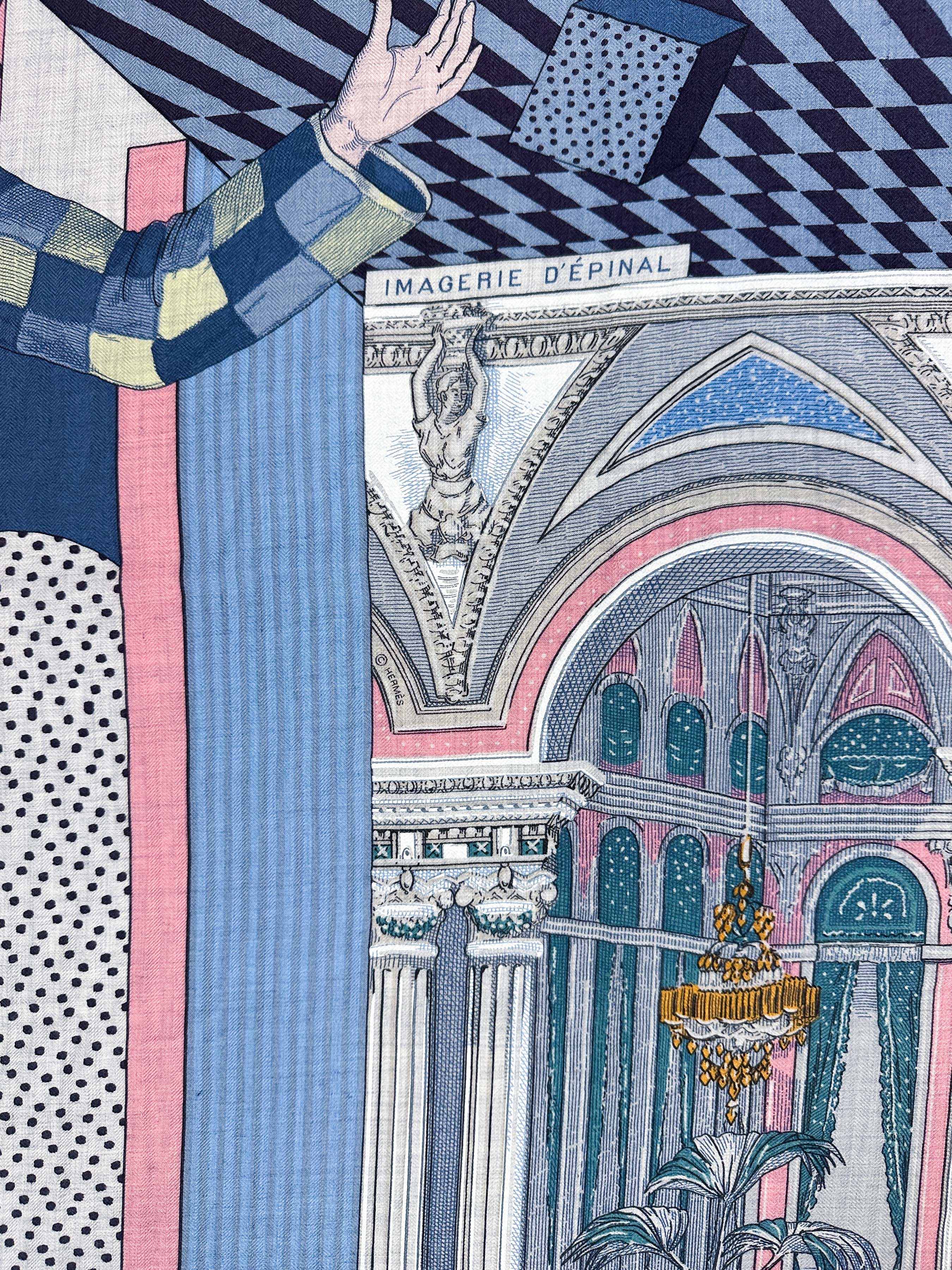 Hermès Grand Théâtre Nouveau Cashmere Silk 140