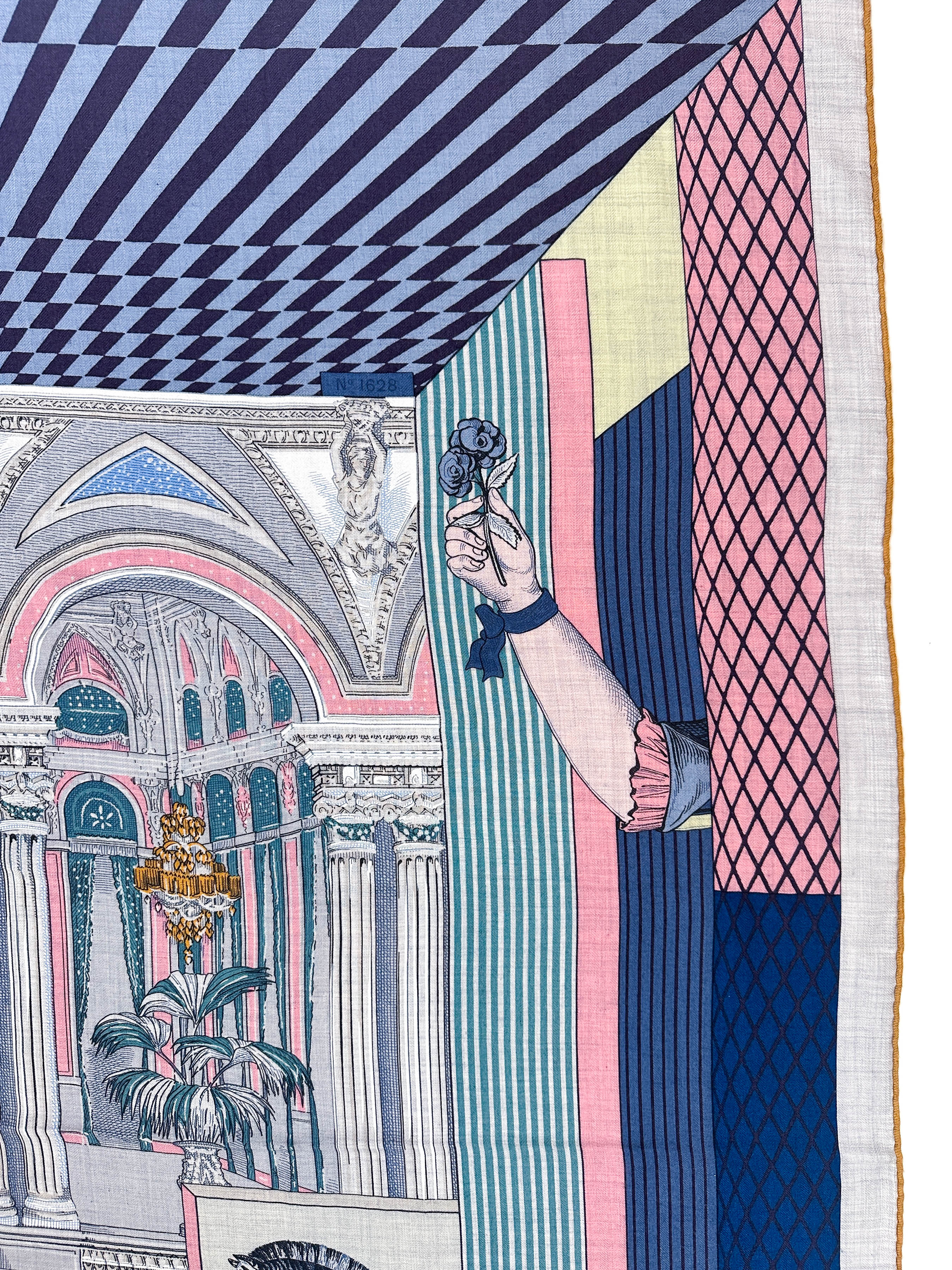 Hermès Grand Théâtre Nouveau Cashmere Silk 140