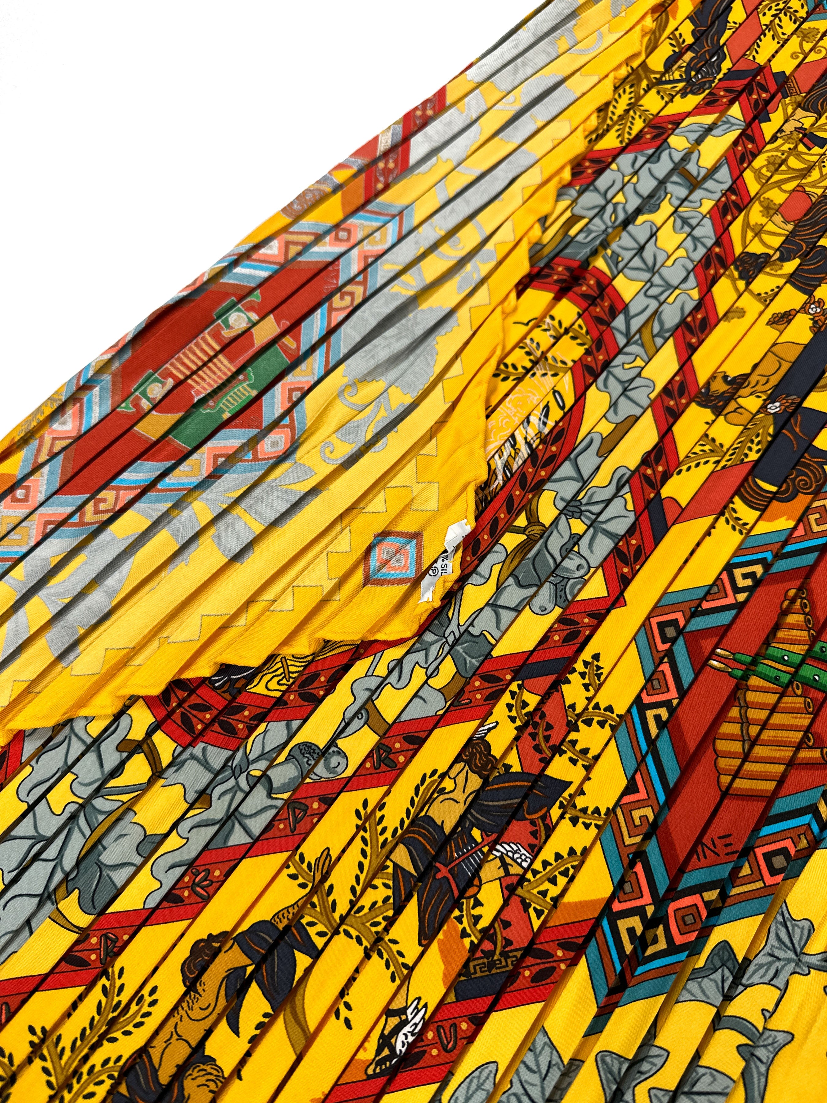 Hermès Musique des Dieux Wide Plissé 90