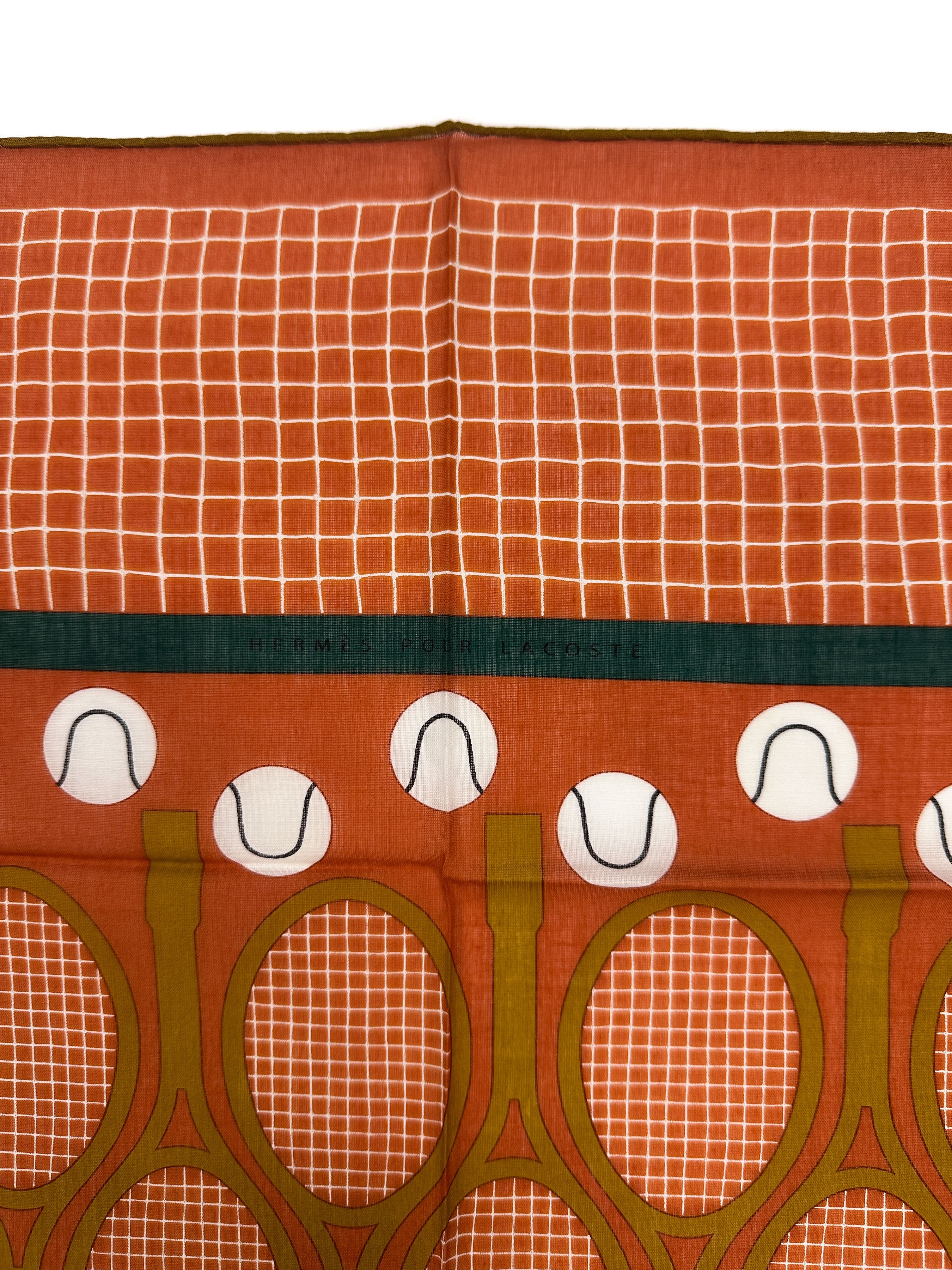 Hermès Special Edition Lacoste Tennis Charm Cotton 70