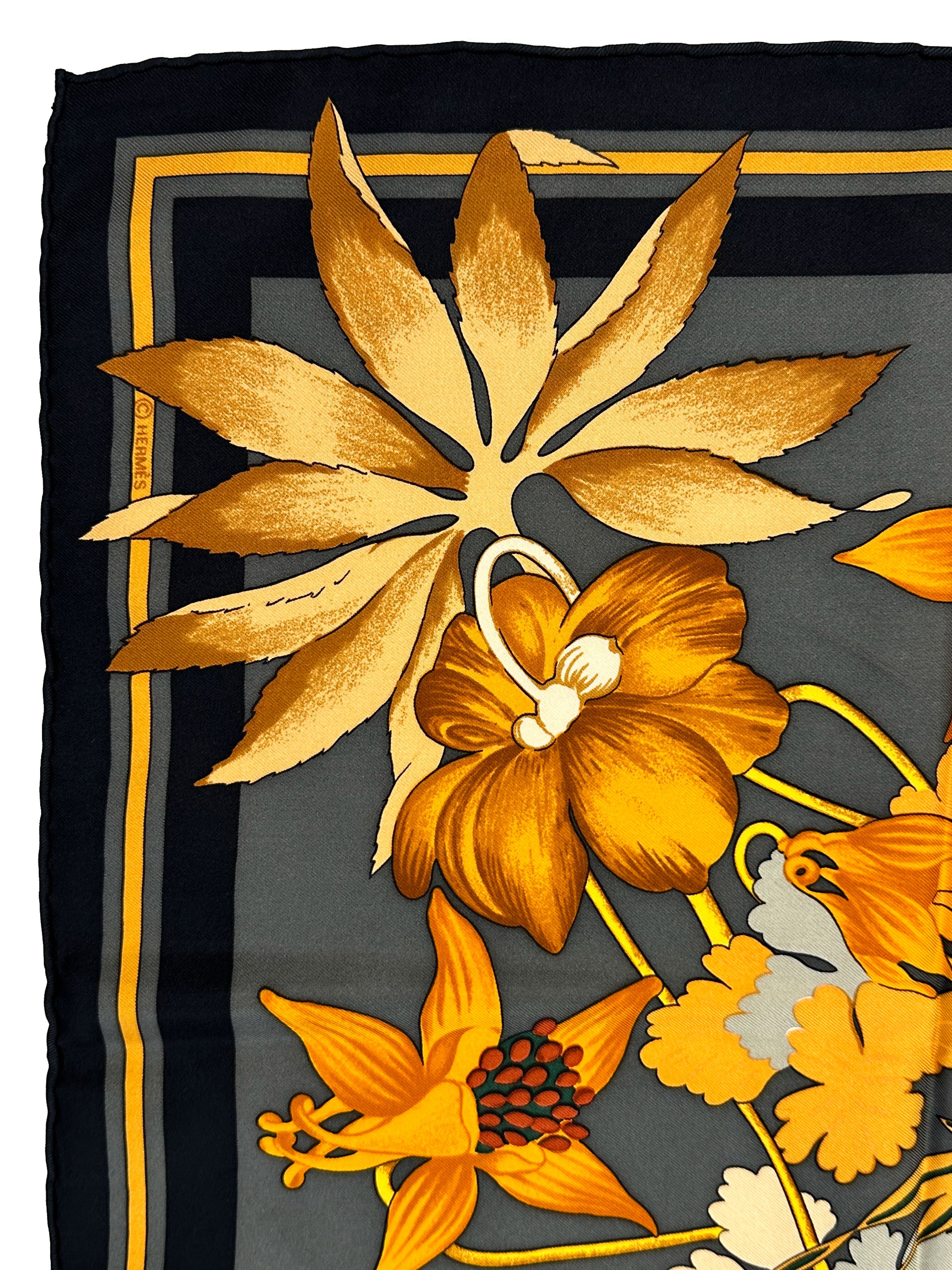 Hermès Fleurs d'Hellade 90