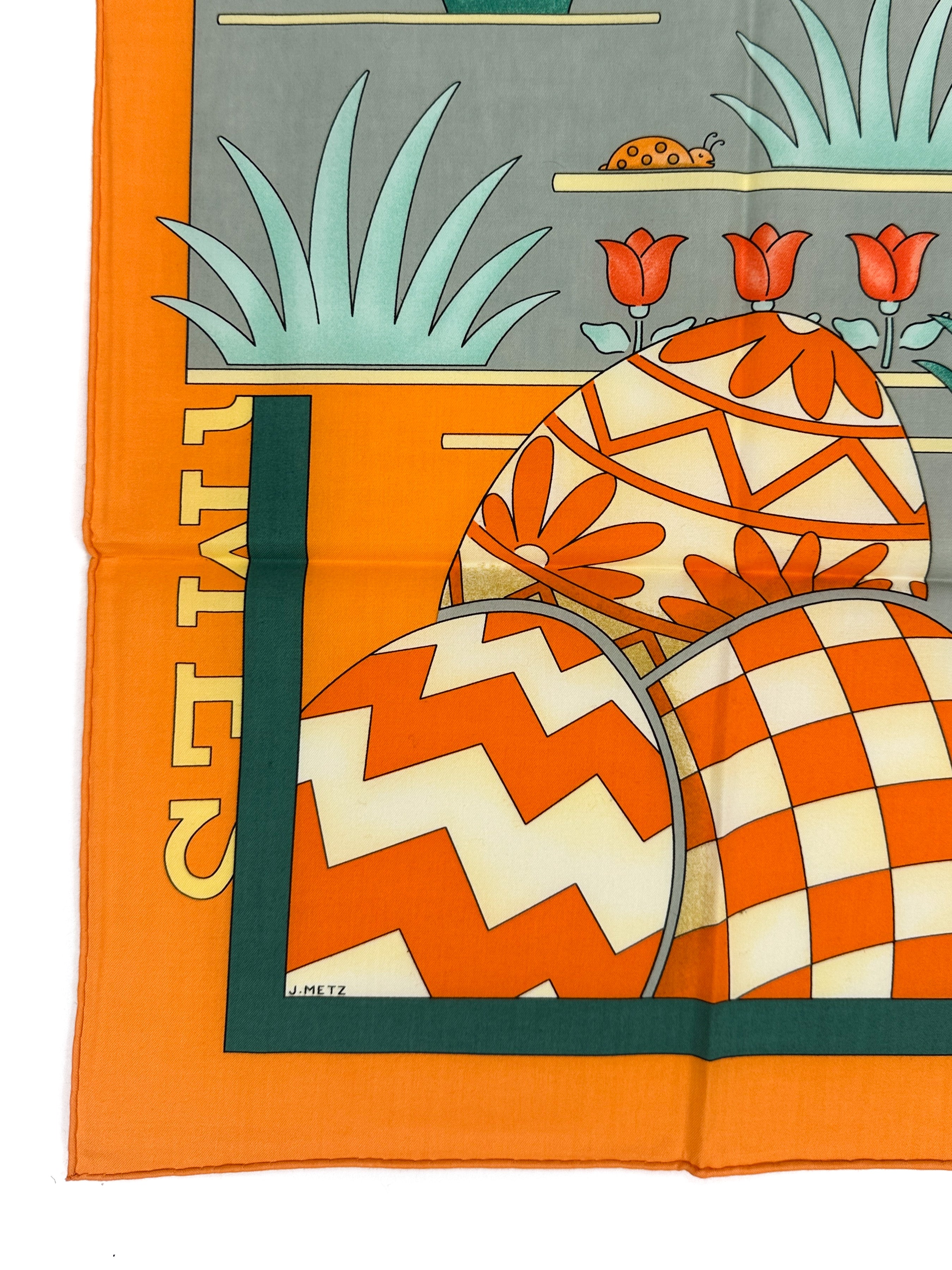 Hermès Les Printemps Cotton 70