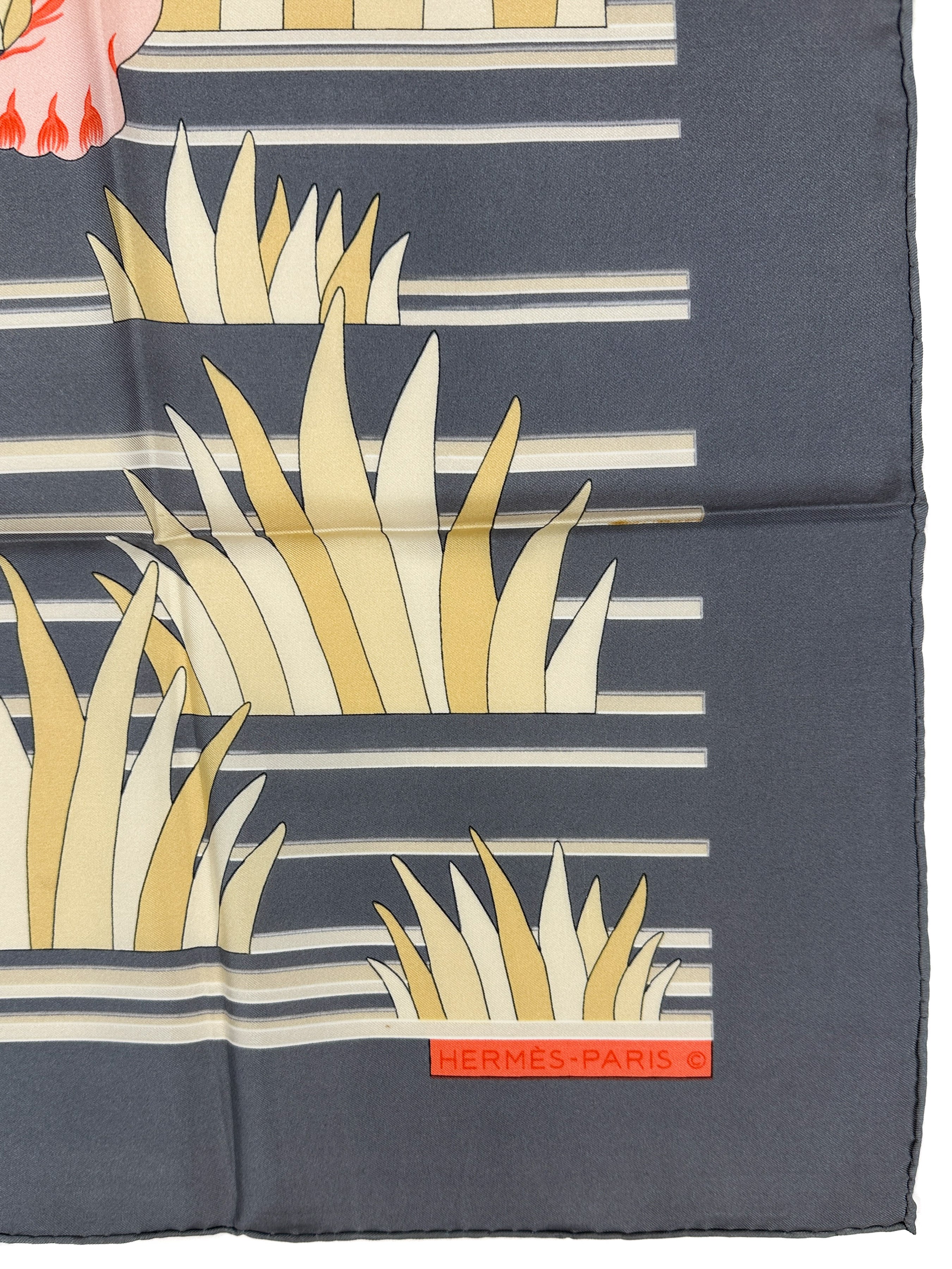 Hermès Tigres Dans Les Herbes 90 (c.1979)
