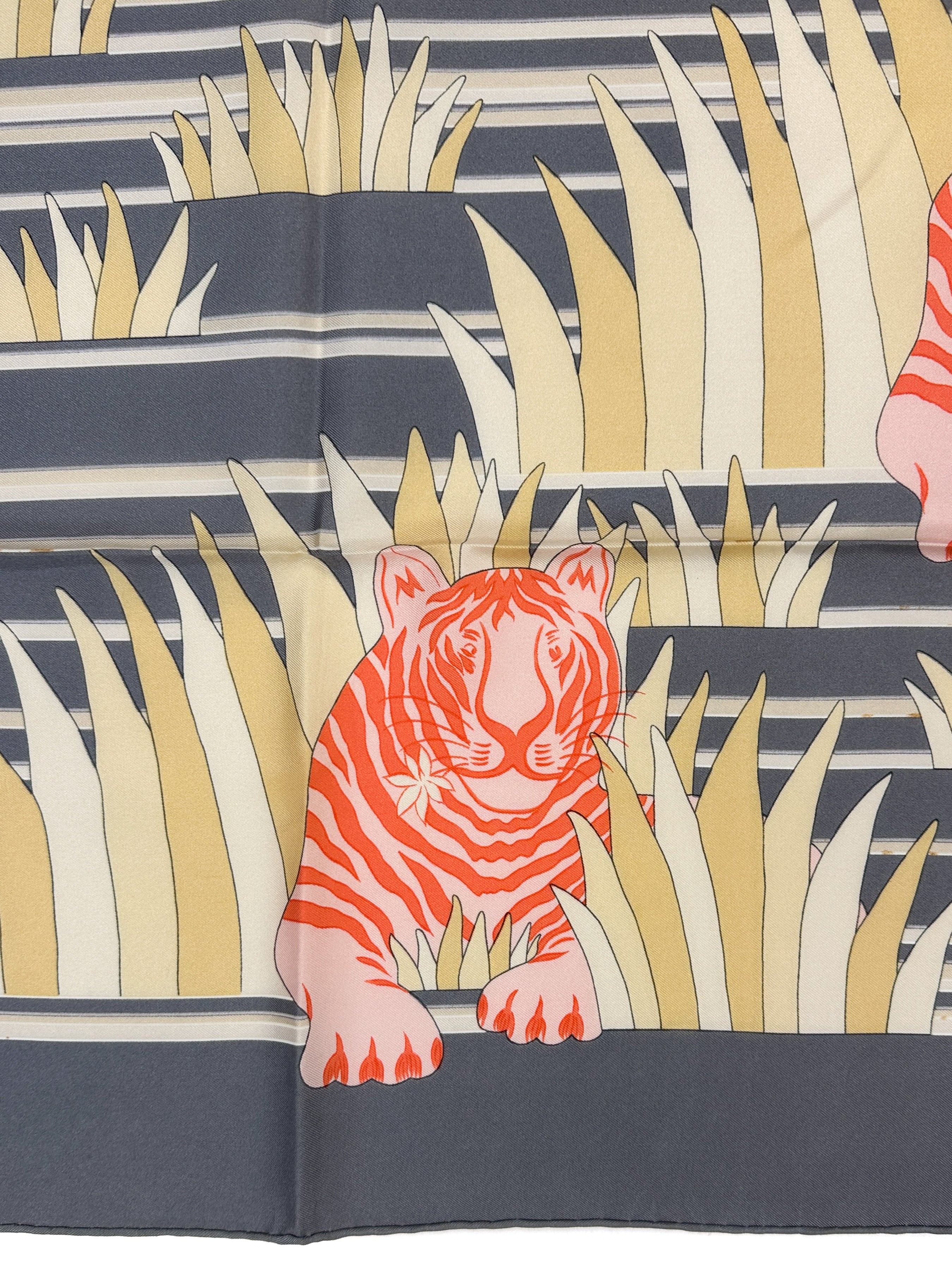 Hermès Tigres Dans Les Herbes 90 (c.1979)