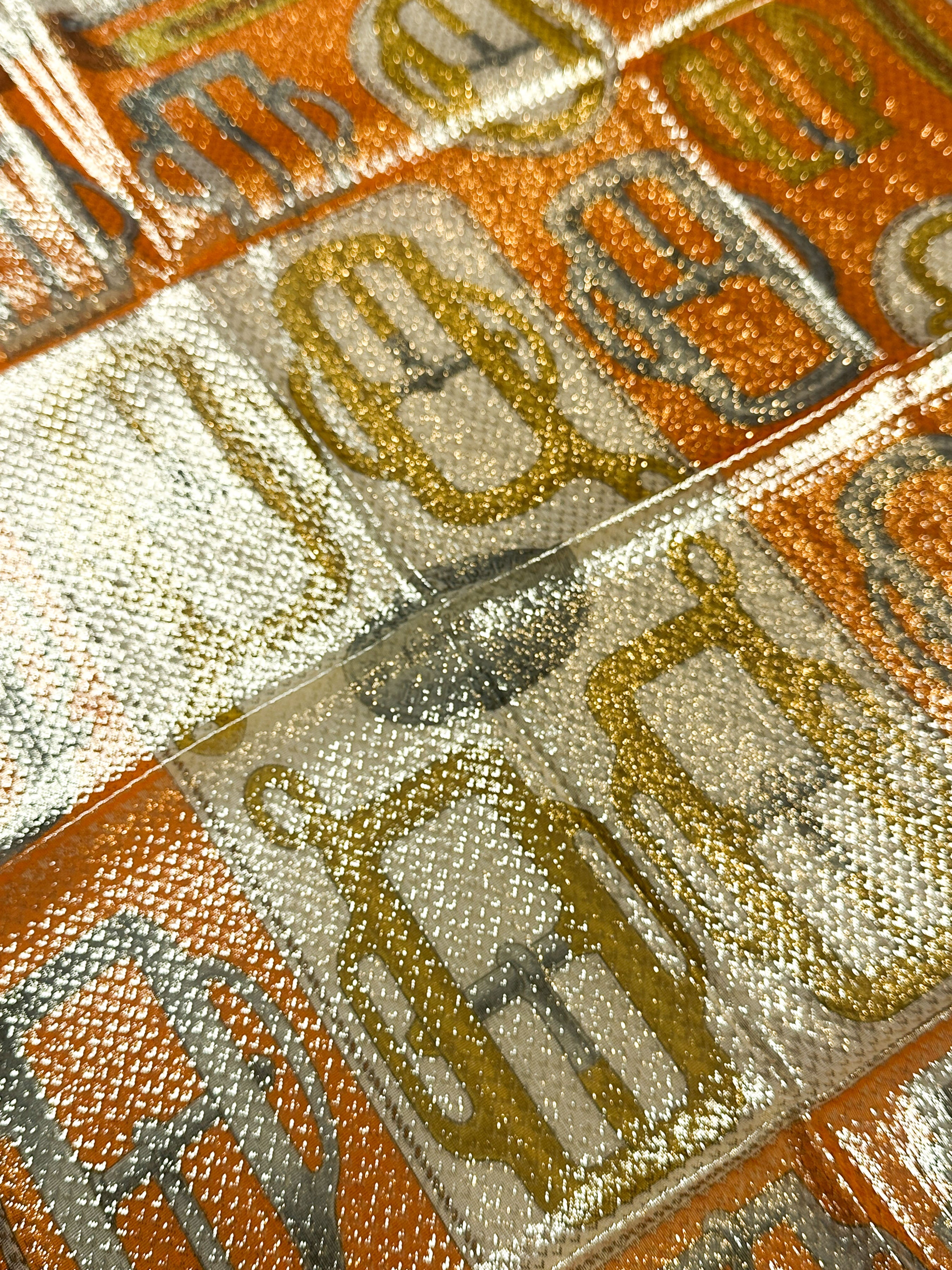 Hermès Bouclerie d'Attelage Glitter 70
