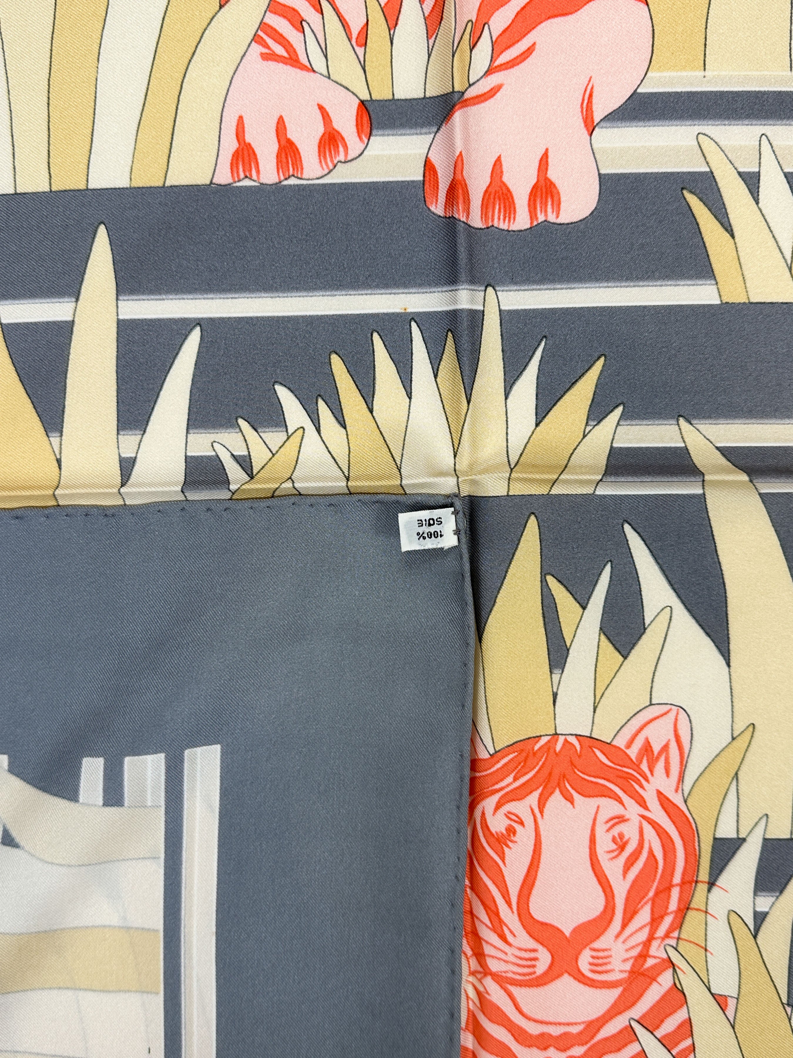 Hermès Tigres Dans Les Herbes 90 (c.1979)