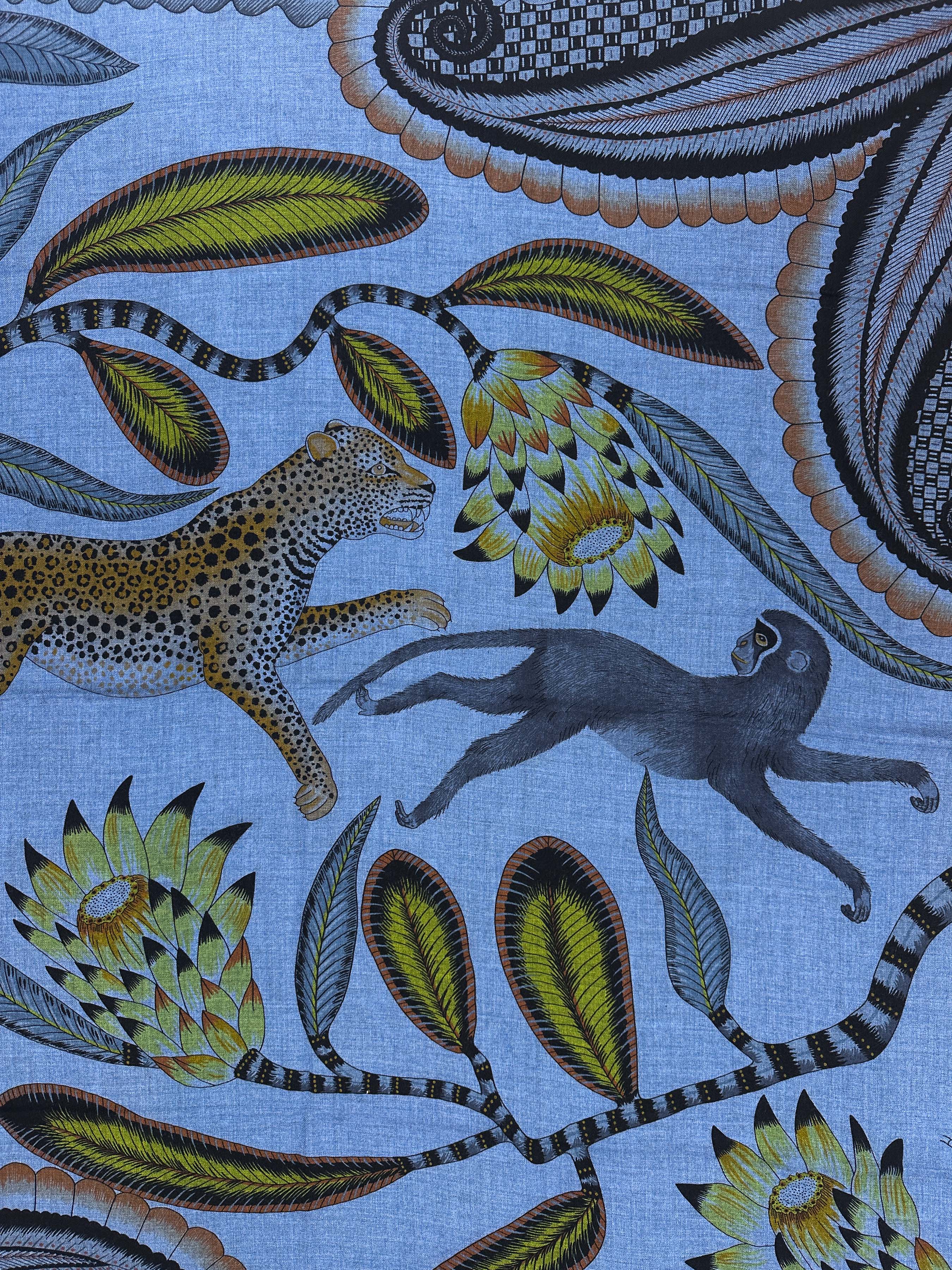 Hermès The Savana Dance Cashmere Silk 140