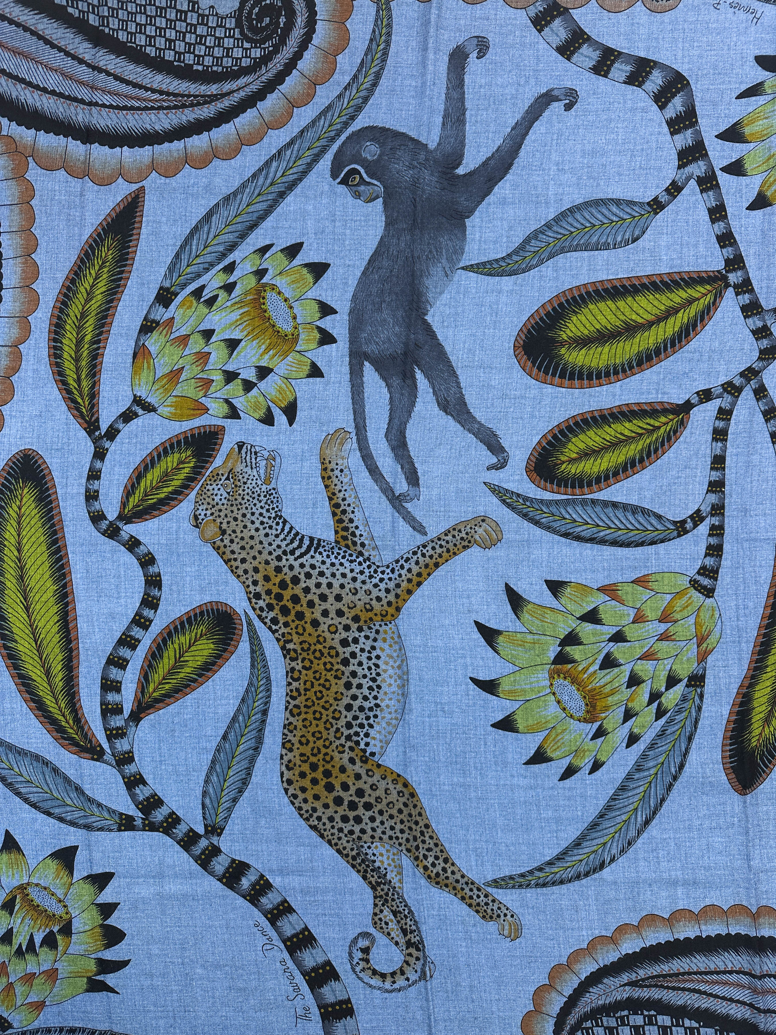 Hermès The Savana Dance Cashmere Silk 140