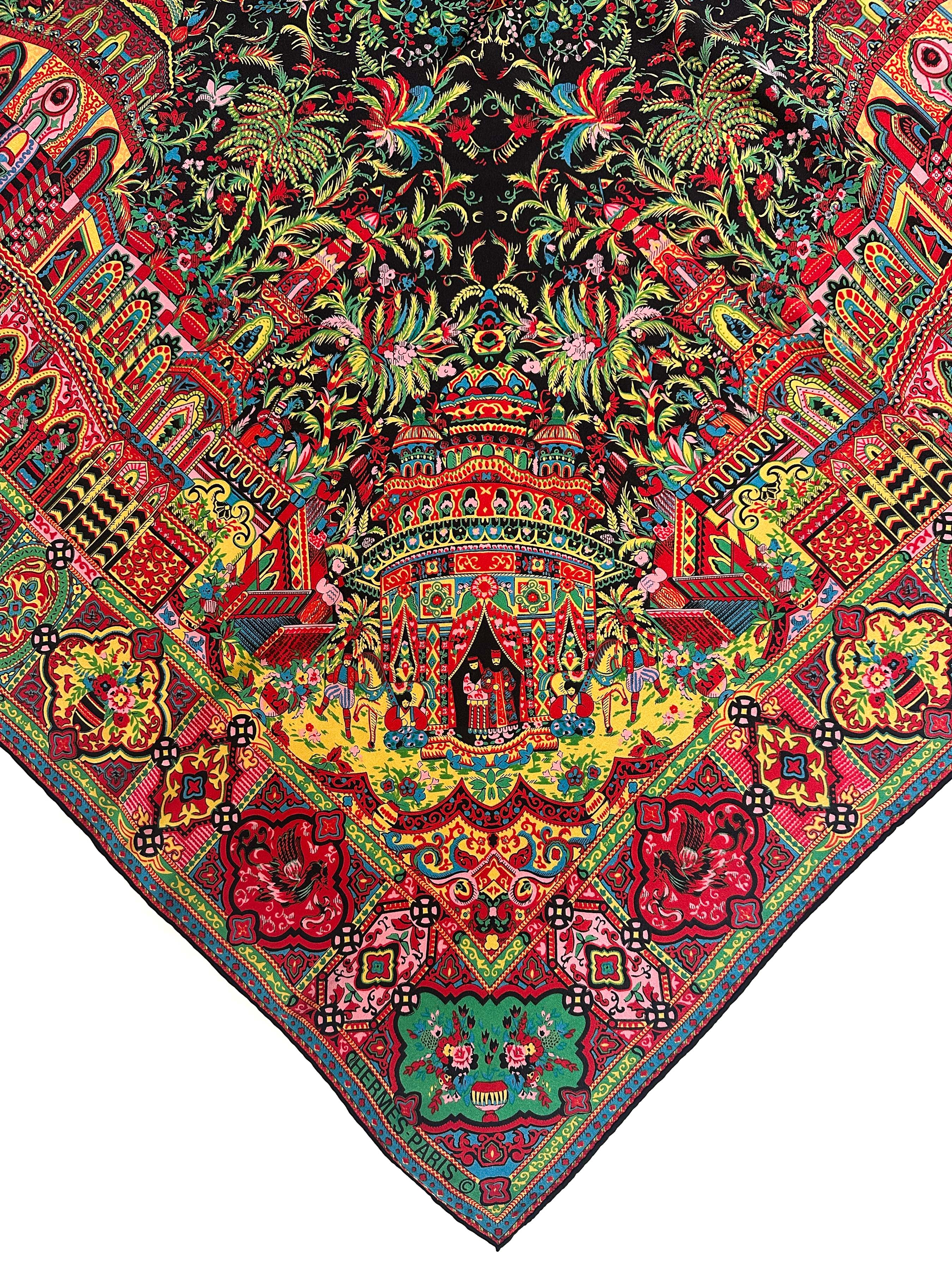 Hermès Persian Paisley Silk 130