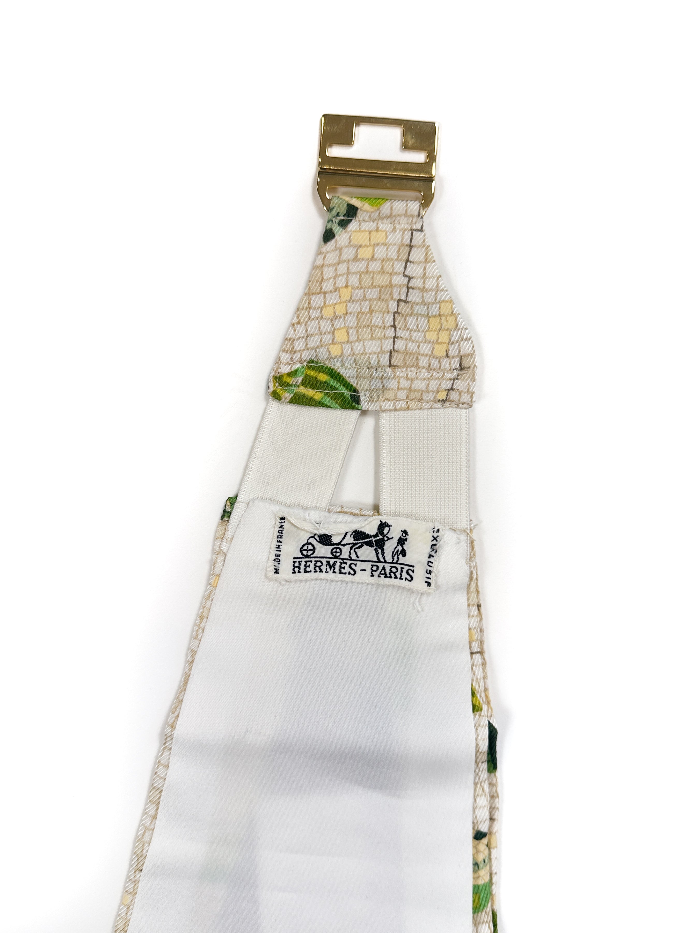 Hermès Coquillages en Mosaïque Shawl & Cummerbund Set