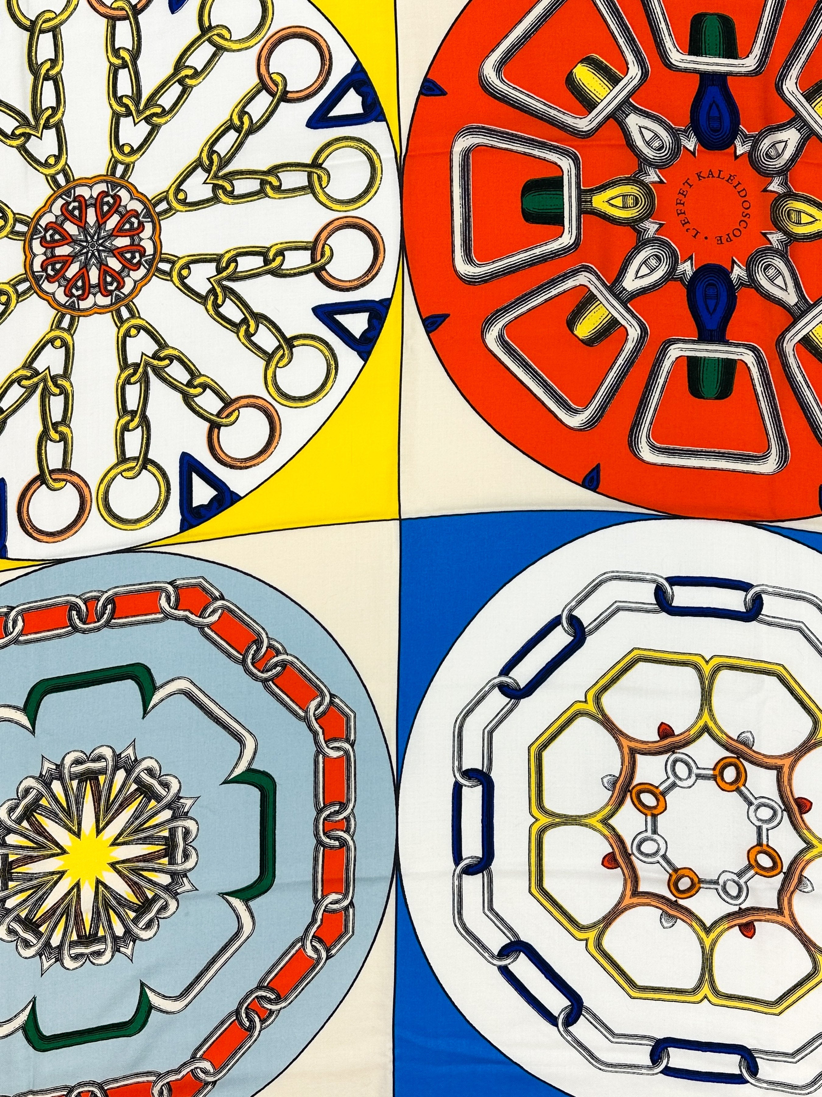 Hermès Effet Kaleidoscope Cashmere Silk 140