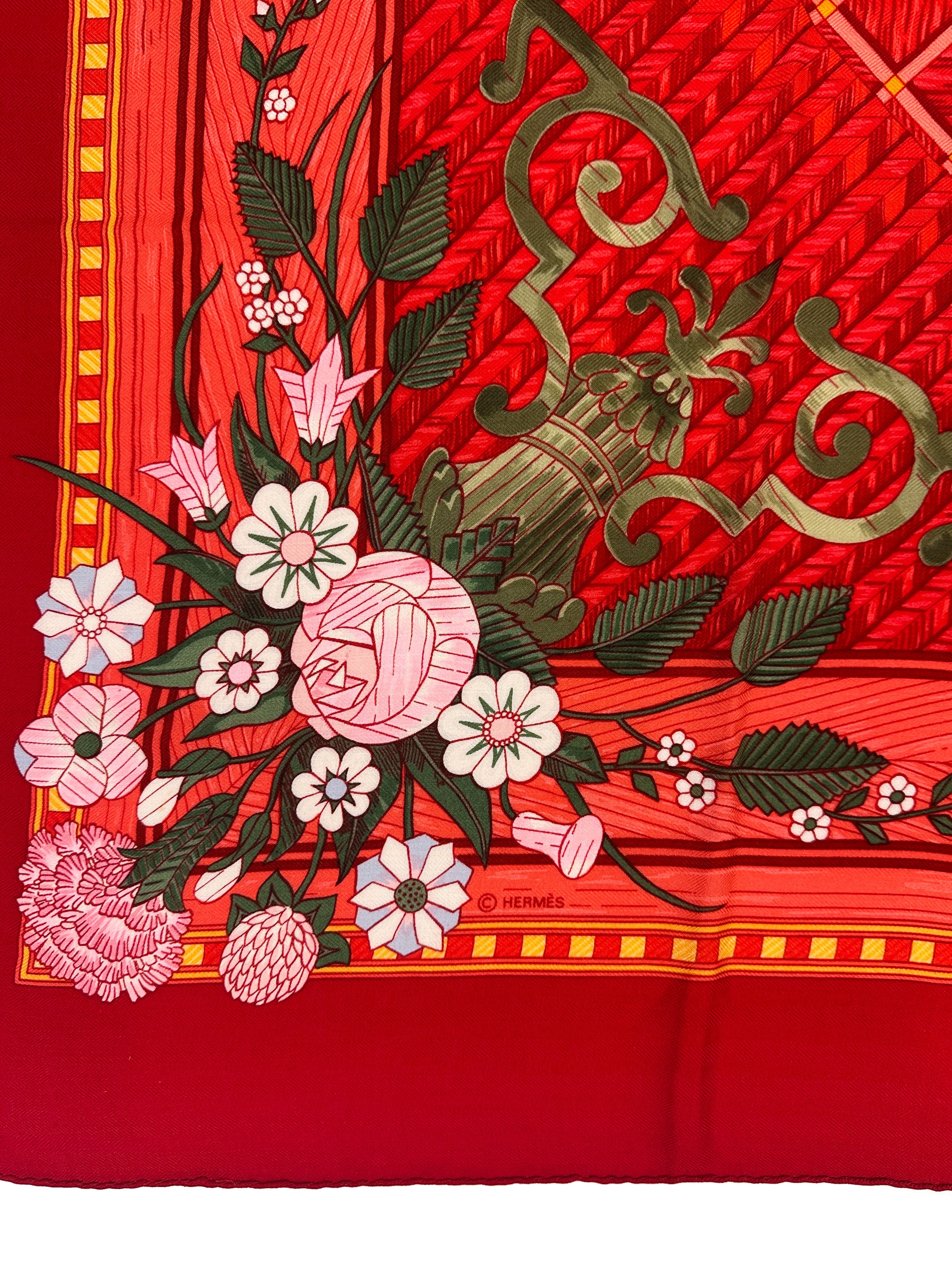 Hermès Jeux de Paille Cashmere Silk 140