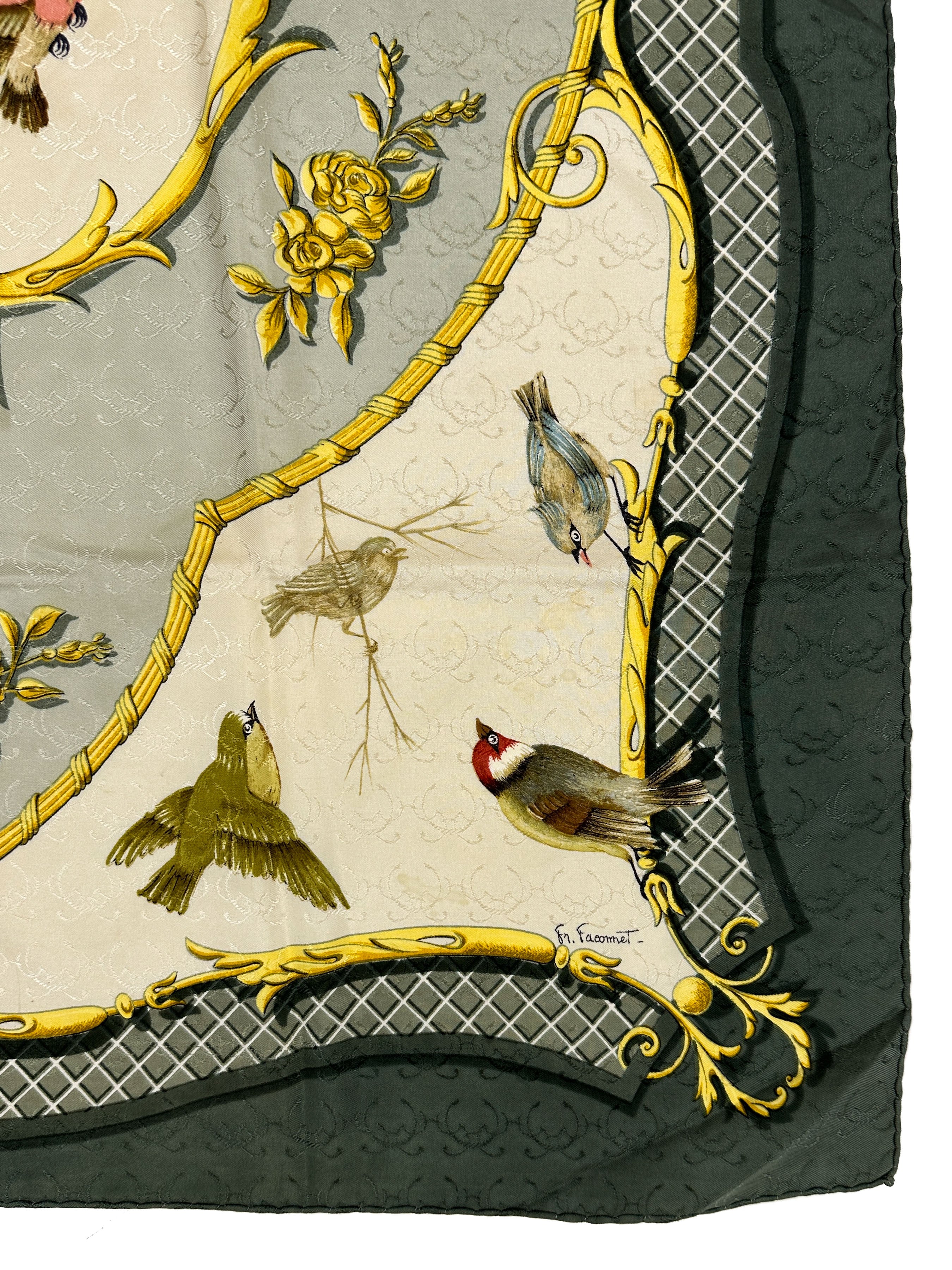 Hermès La Cle des Champs Jacquard 90