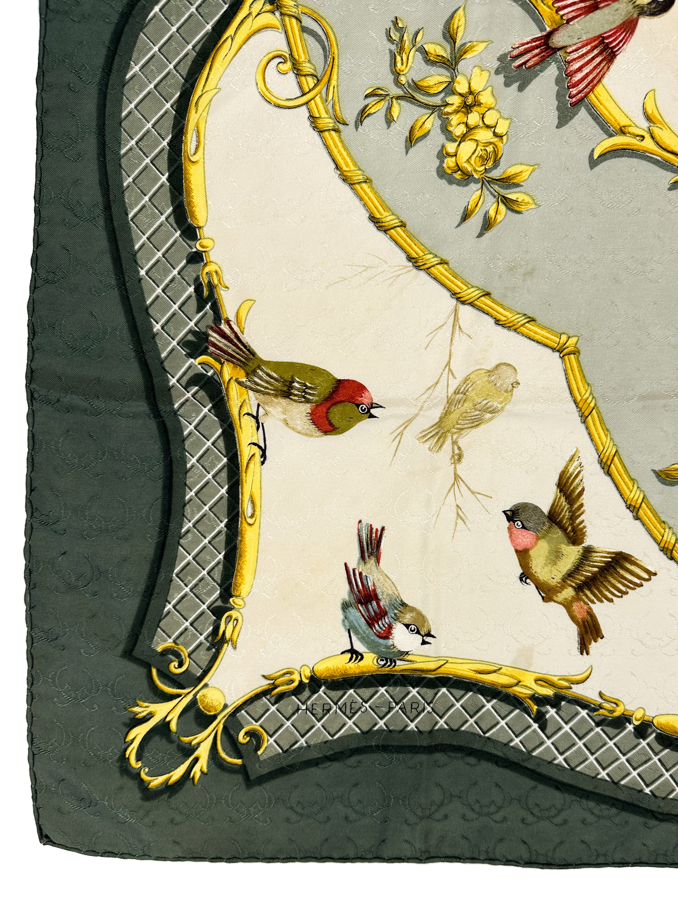 Hermès La Cle des Champs Jacquard 90