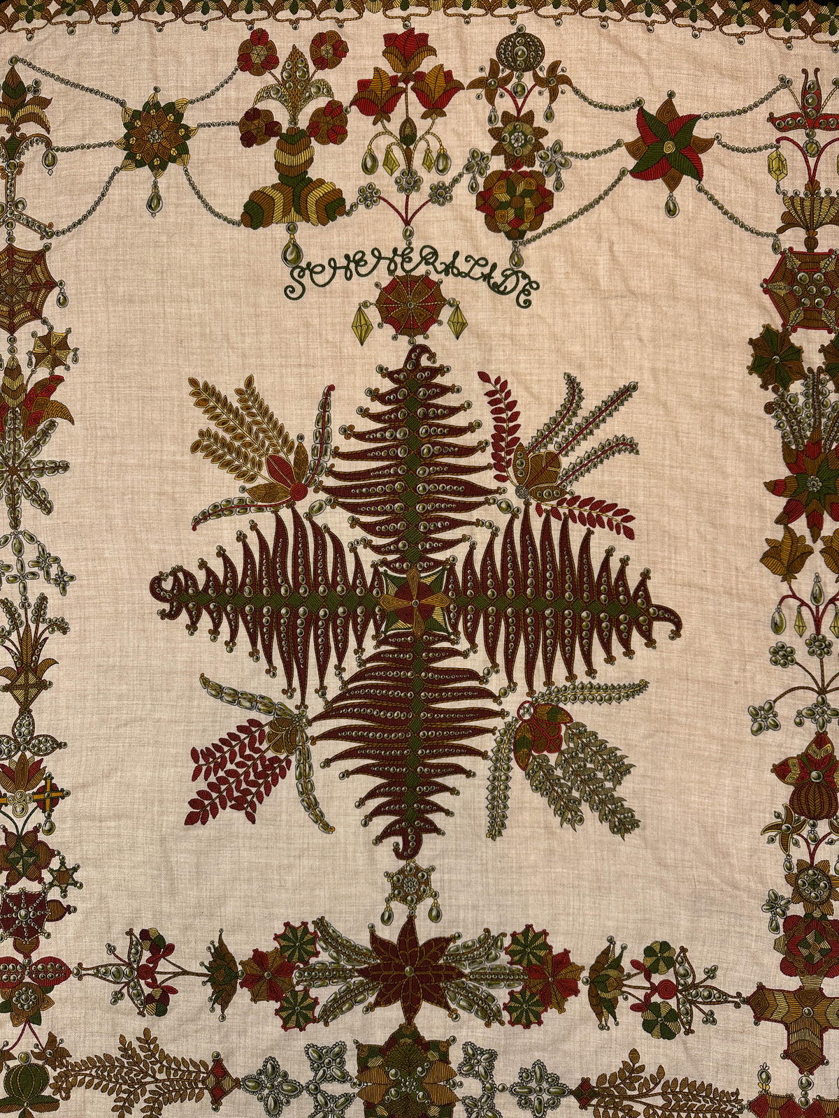Hermès Schéhérazade Cashmere Silk 140