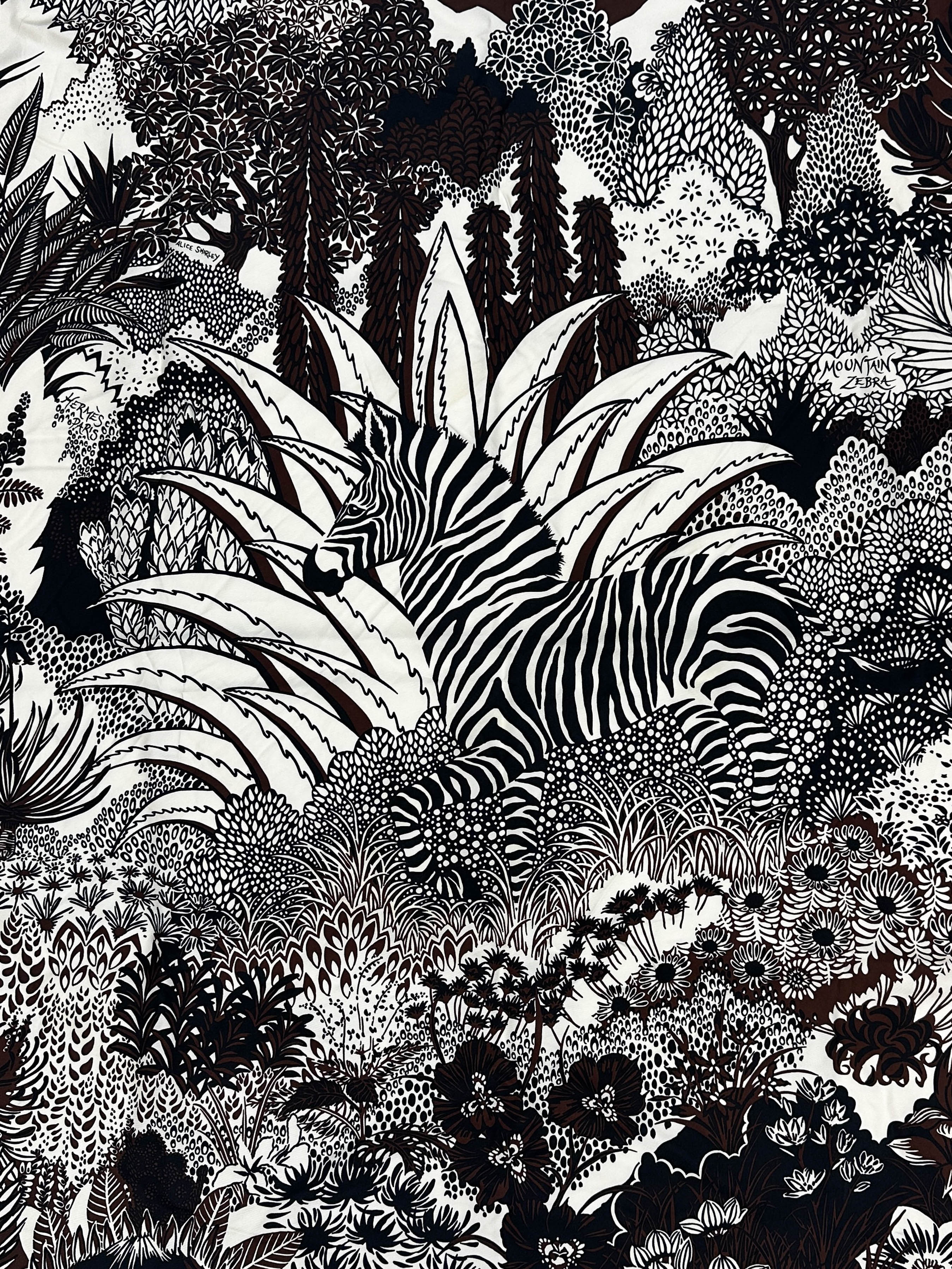 Hermès Mountain Zebra 90