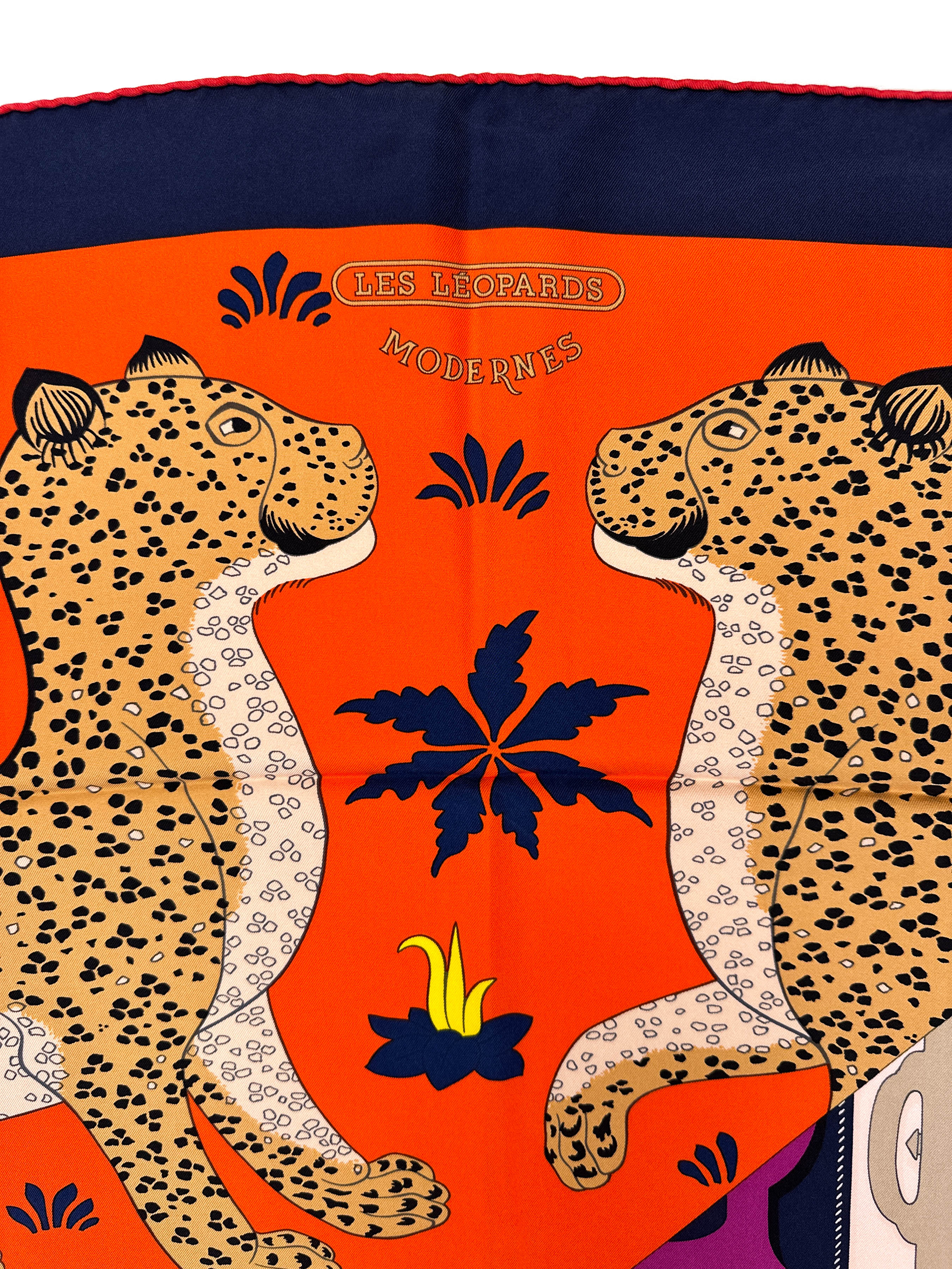 Hermès Les Léopards Modernes 90