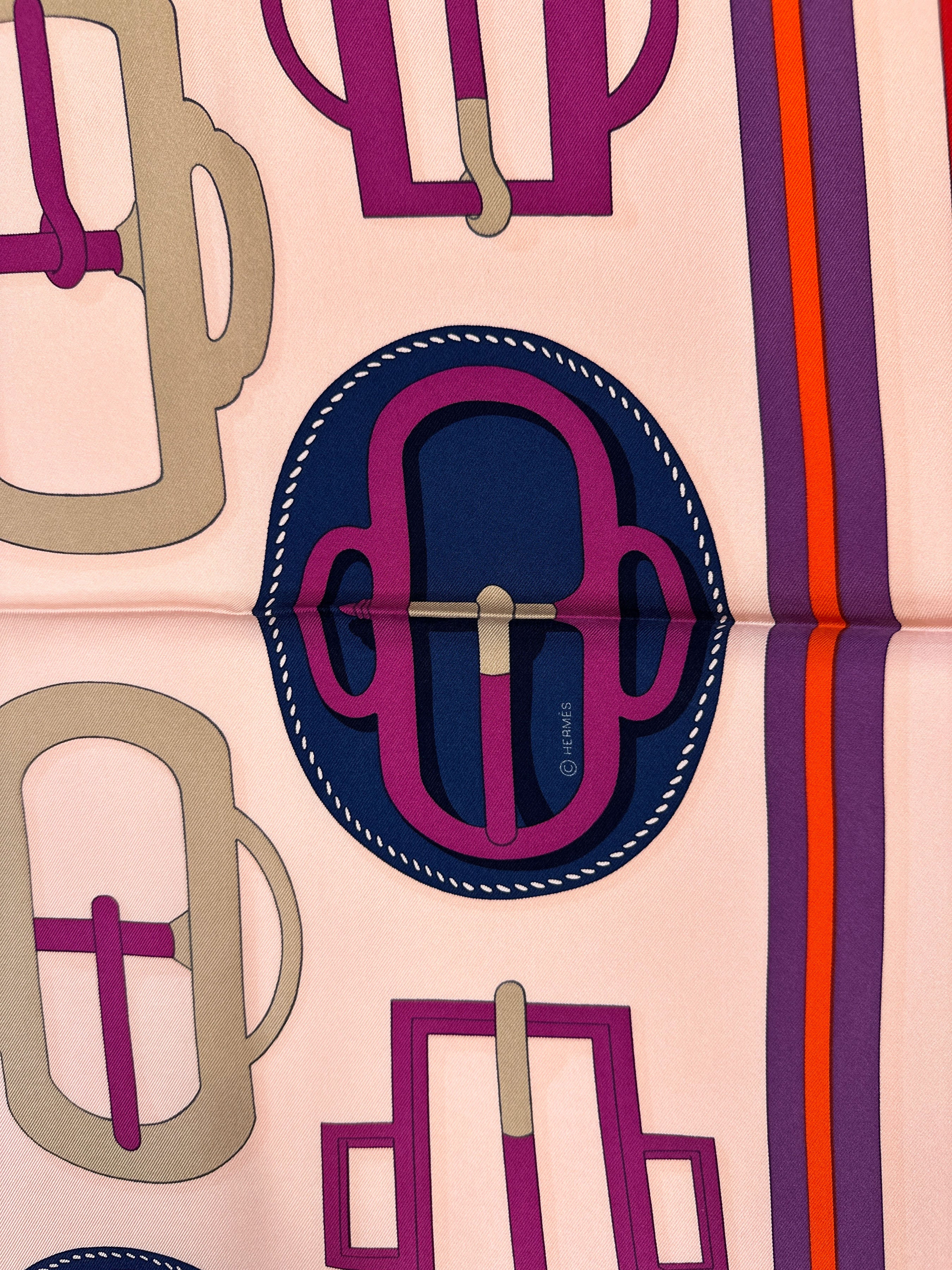 Hermès Les Léopards Modernes 90