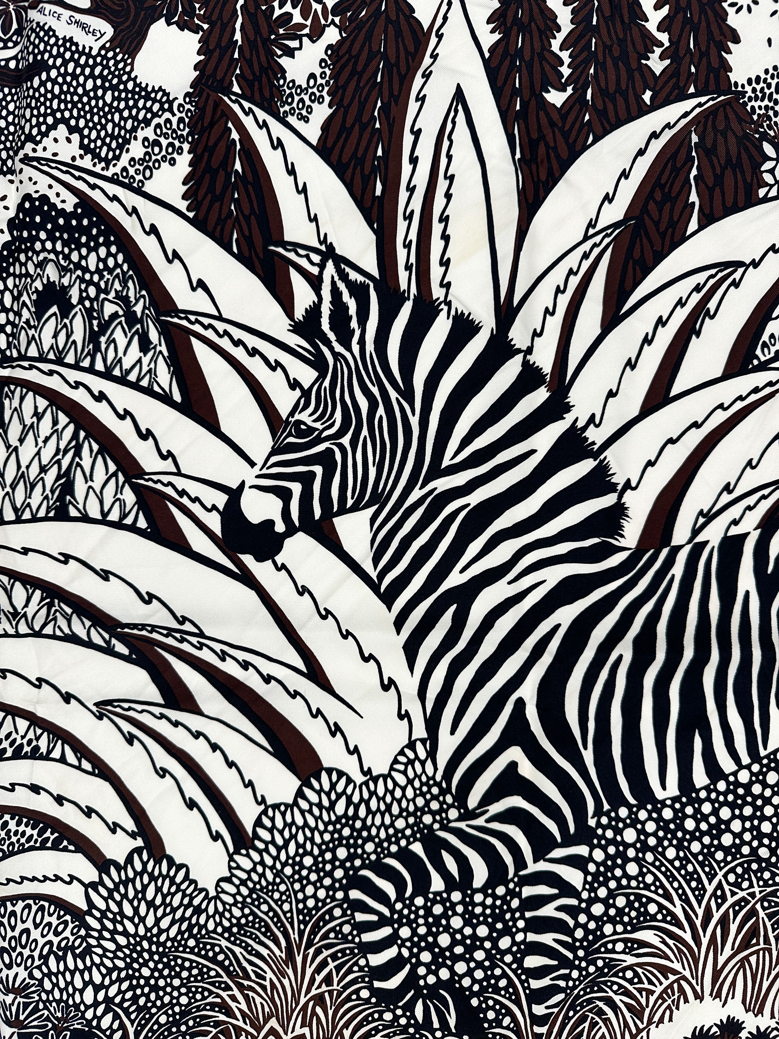 Hermès Mountain Zebra 90