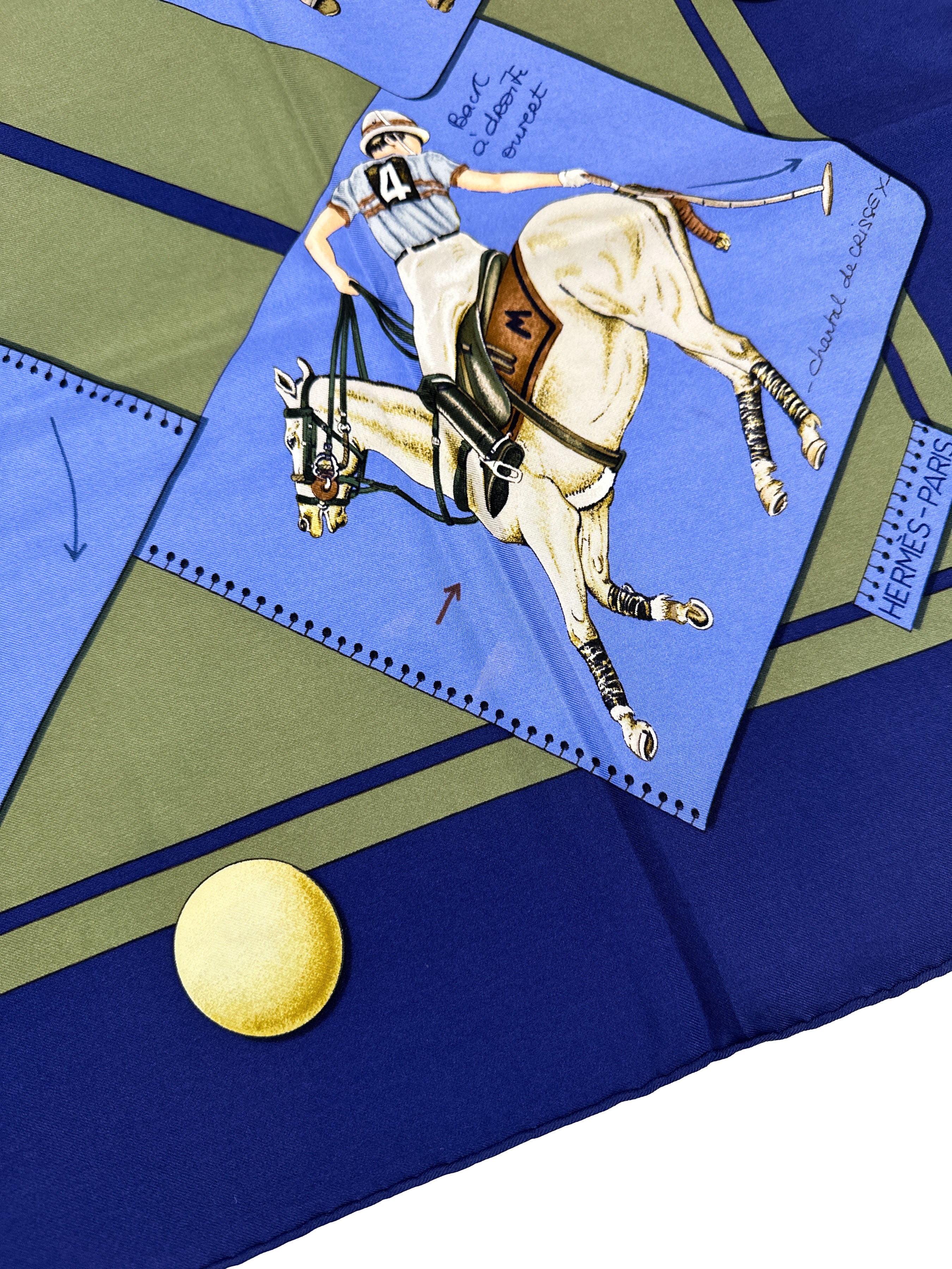 Hermès Le Monde du Polo 90