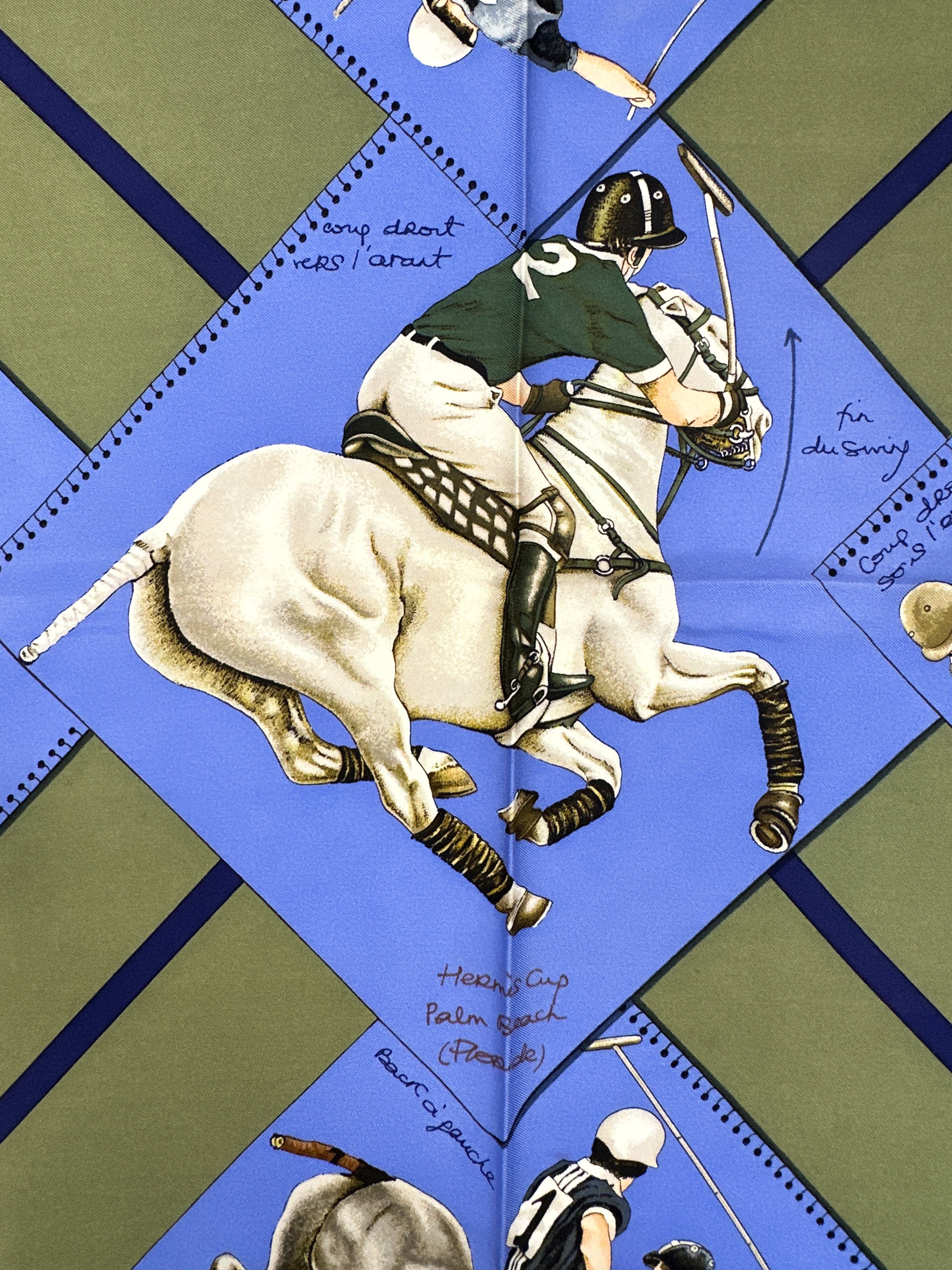 Hermès Le Monde du Polo 90