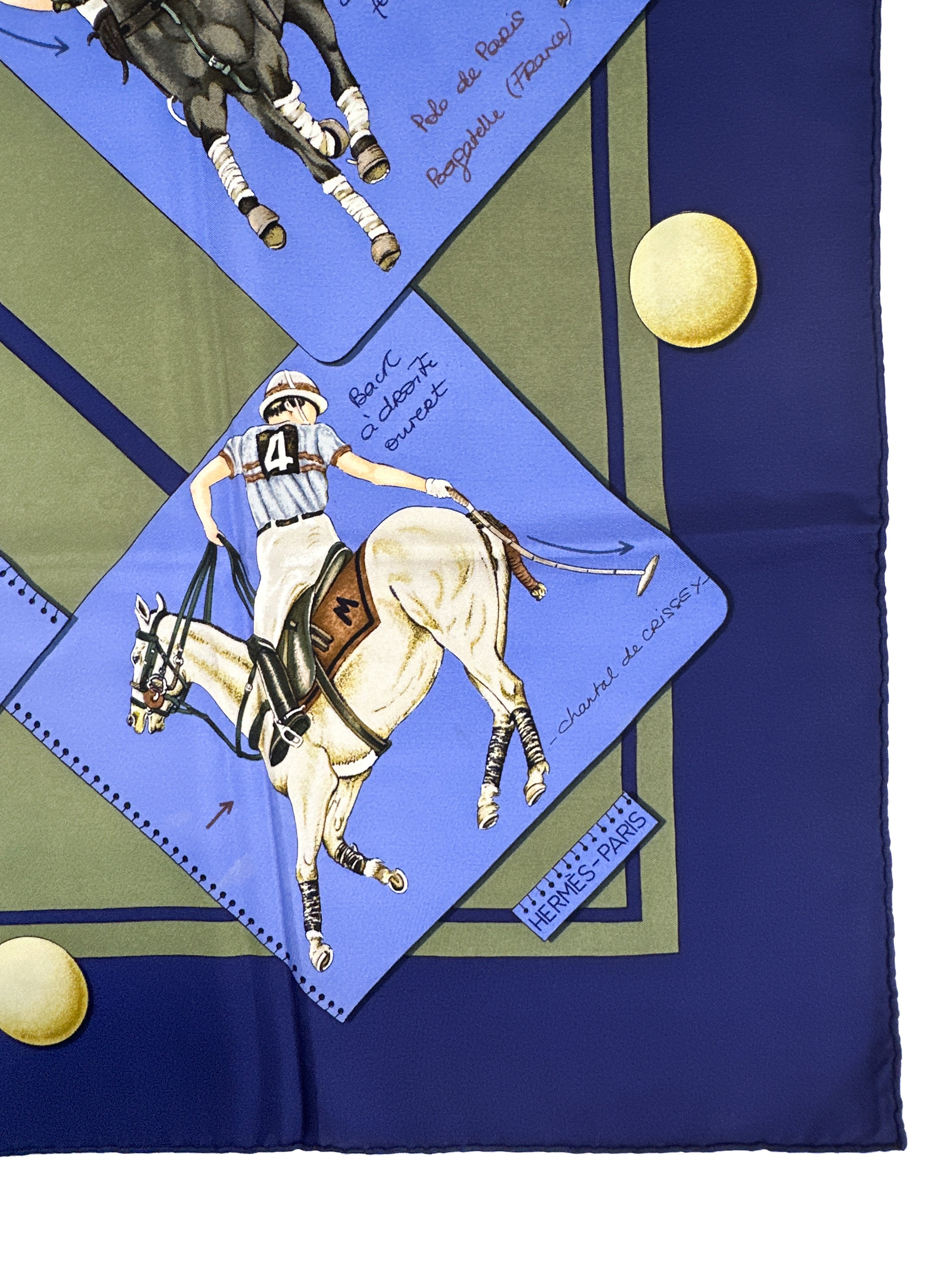 Hermès Le Monde du Polo 90