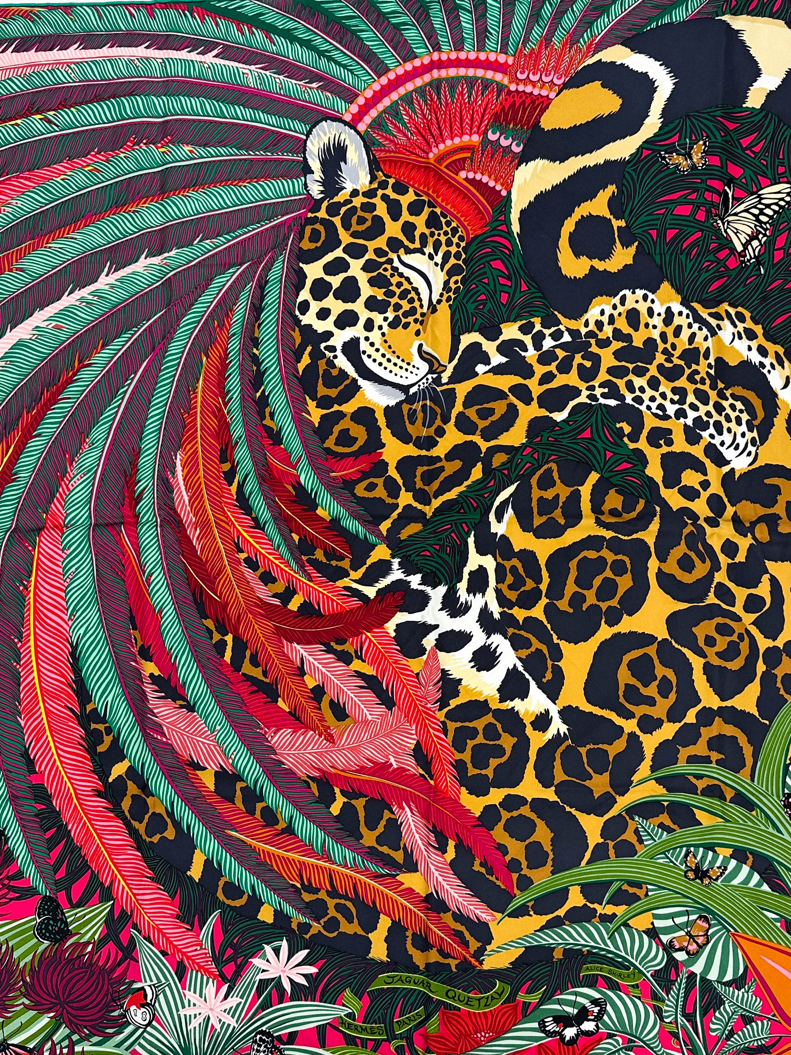 Hermès Jaguar Quetzal 90