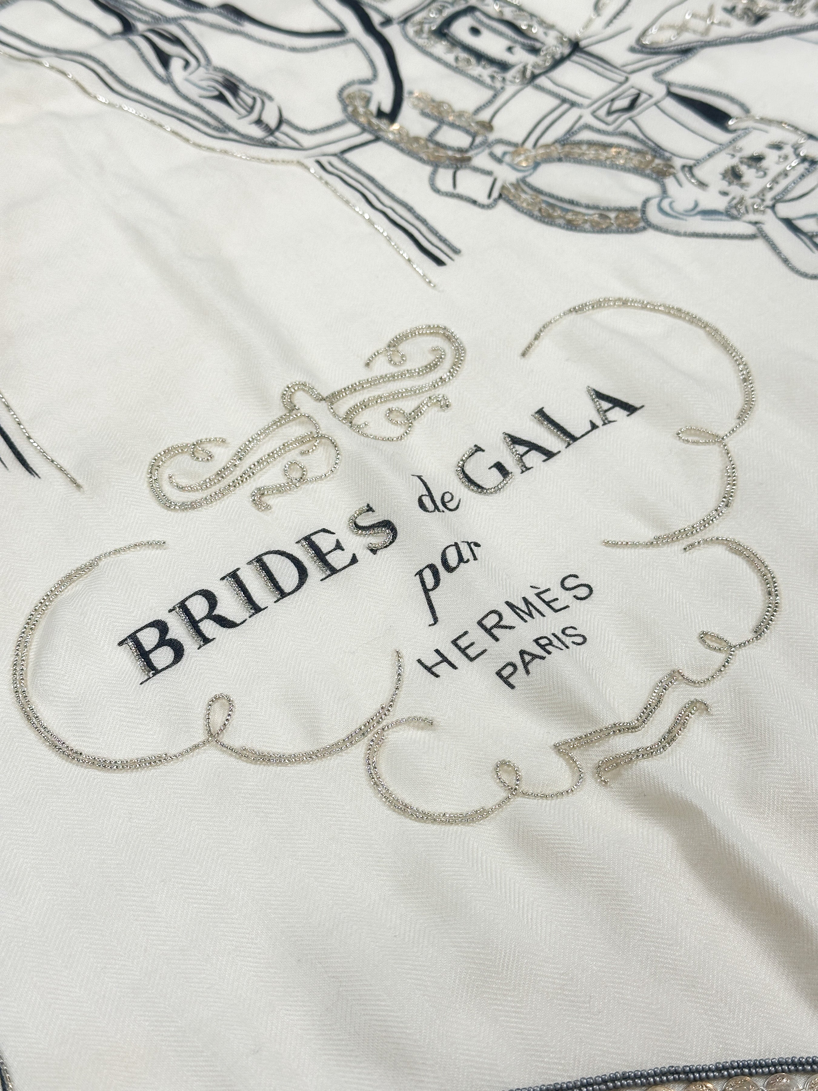 Hermès Exceptional Brides de Gala Brides Précieuses Cashmere Silk 140