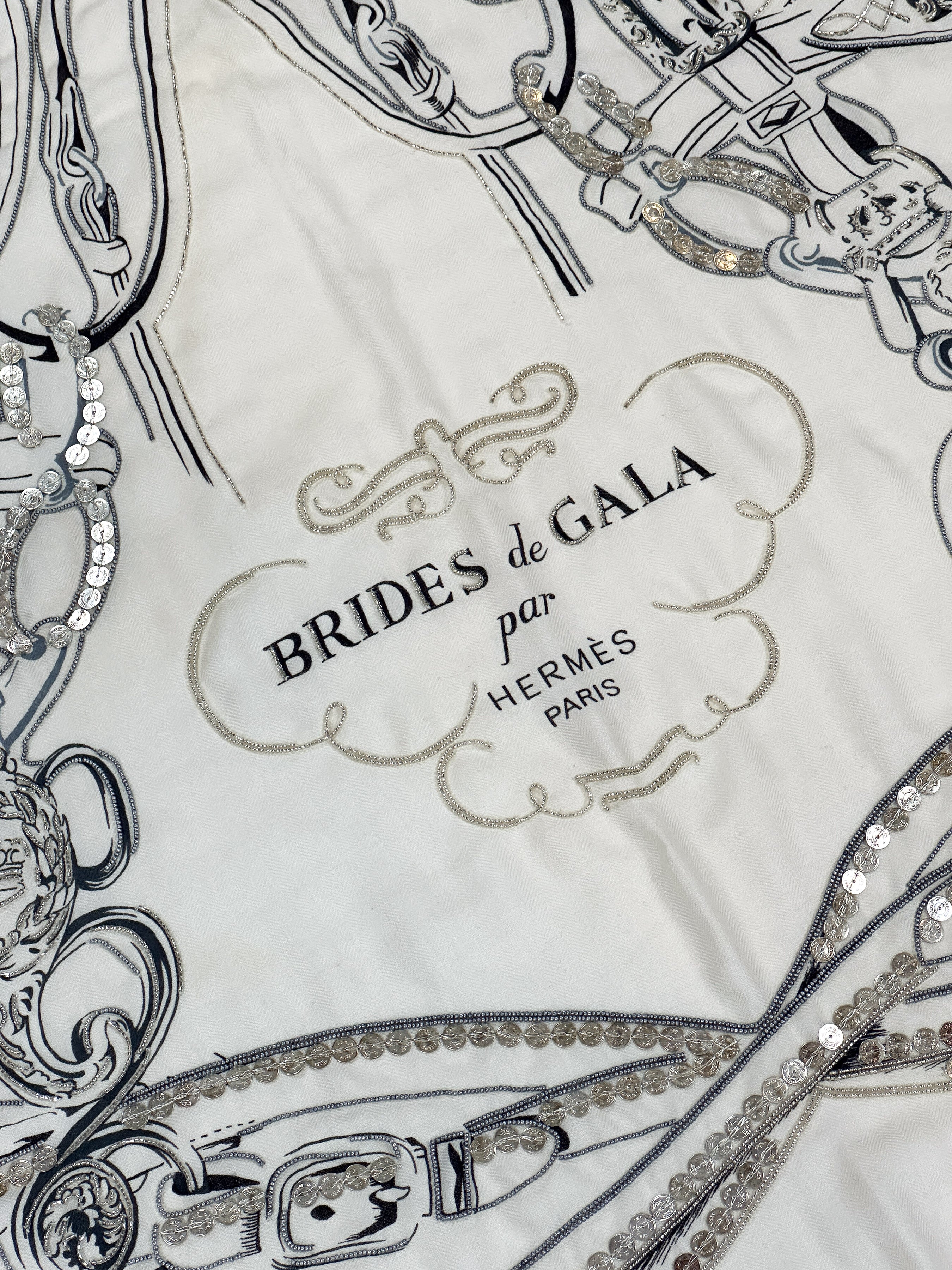 Hermès Exceptional Brides de Gala Brides Précieuses Cashmere Silk 140