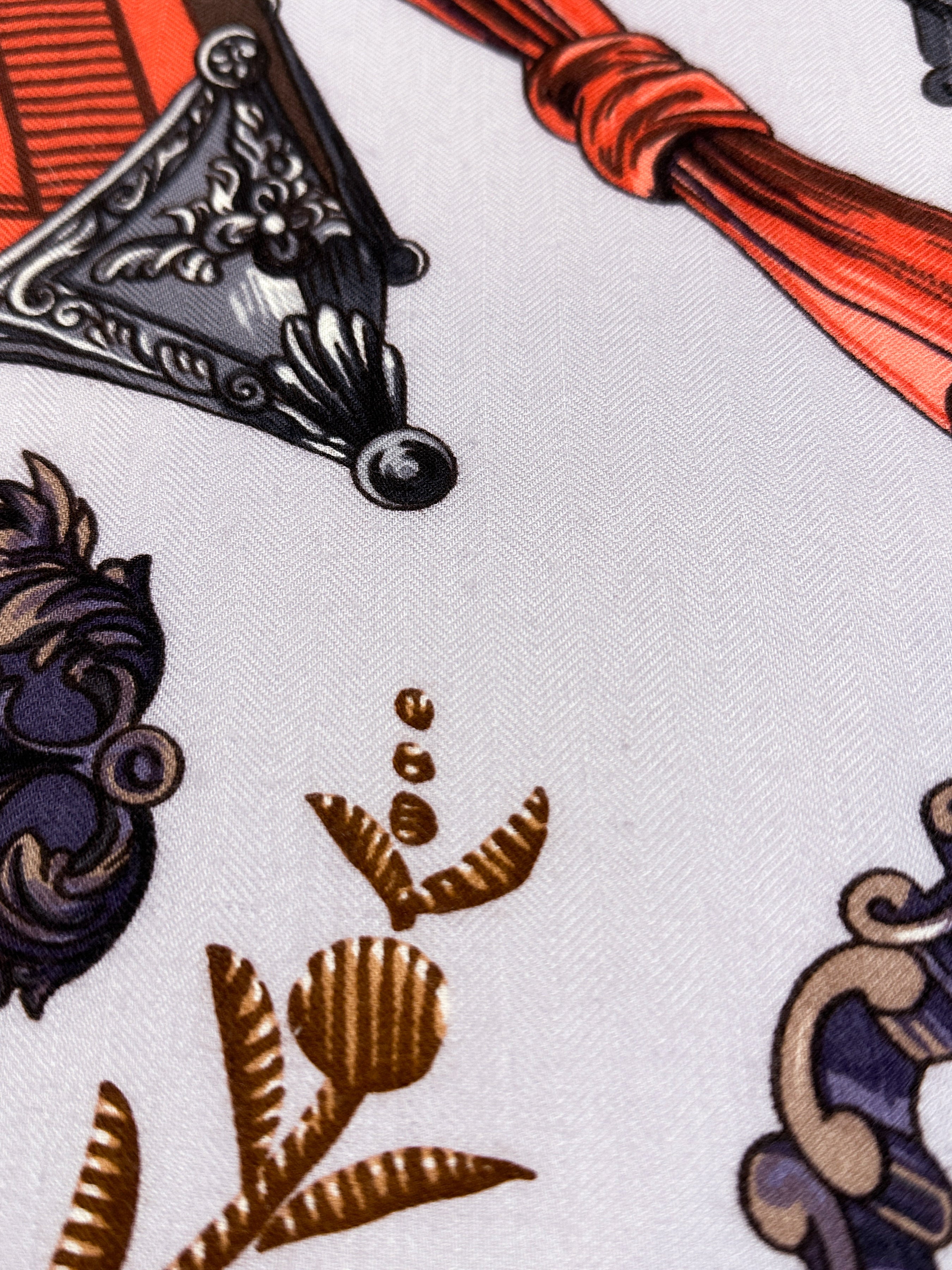 Hermès Etriers Cashmere Silk 140