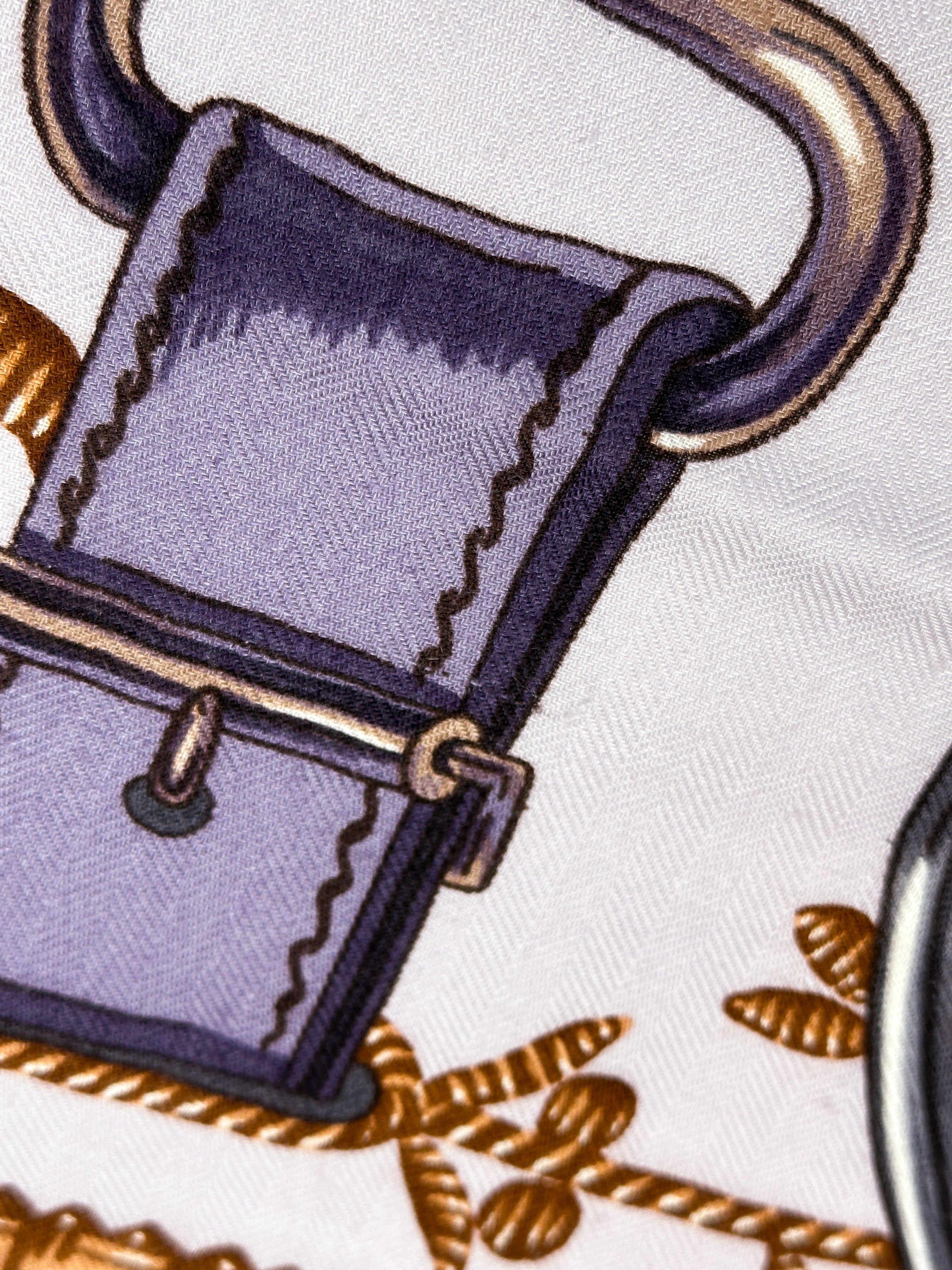 Hermès Etriers Cashmere Silk 140