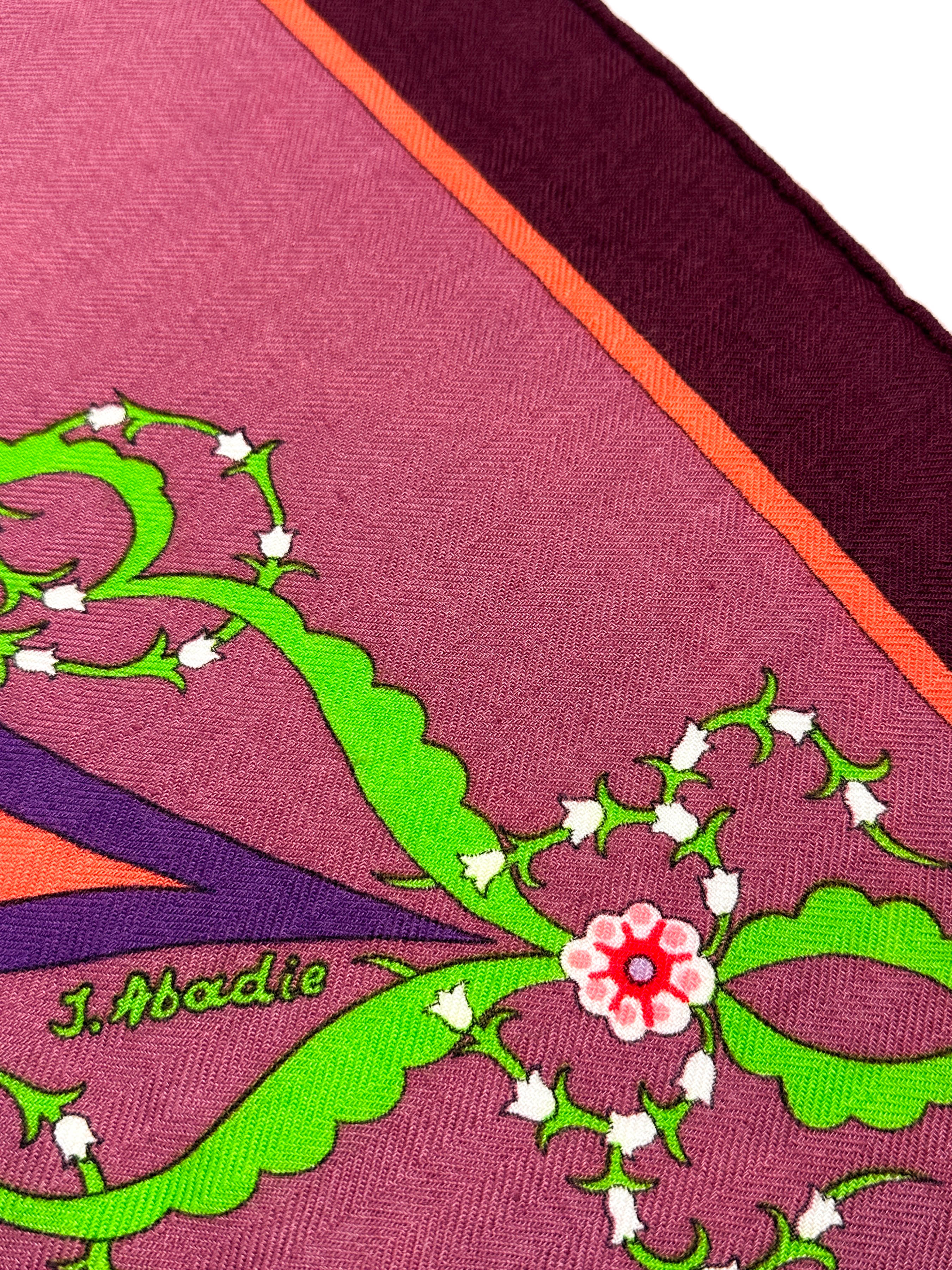 Hermès Poésie Persane Cashmere Silk 140