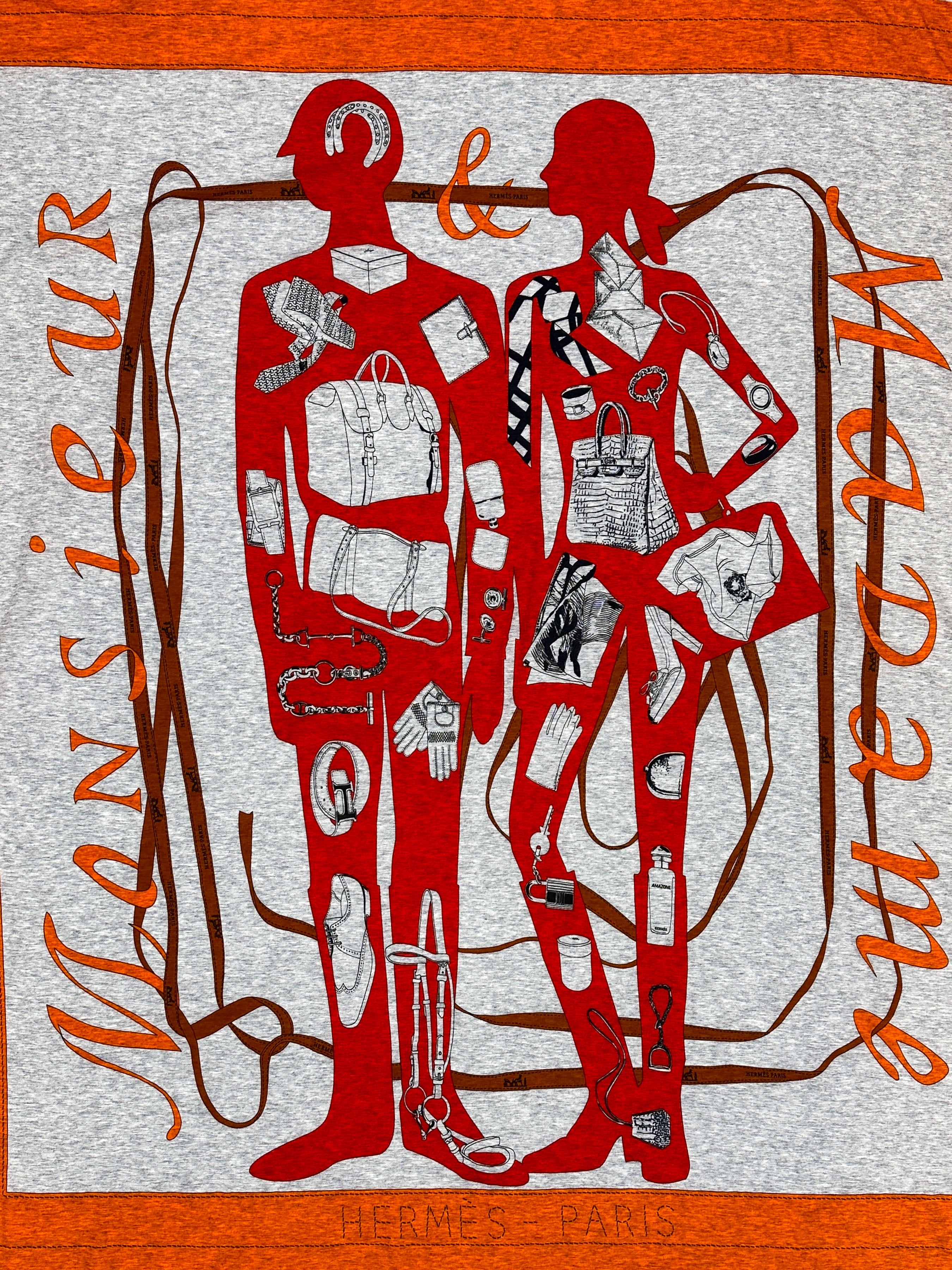 Hermès Monsieur et Madame Tee-Shirt Cotton 90