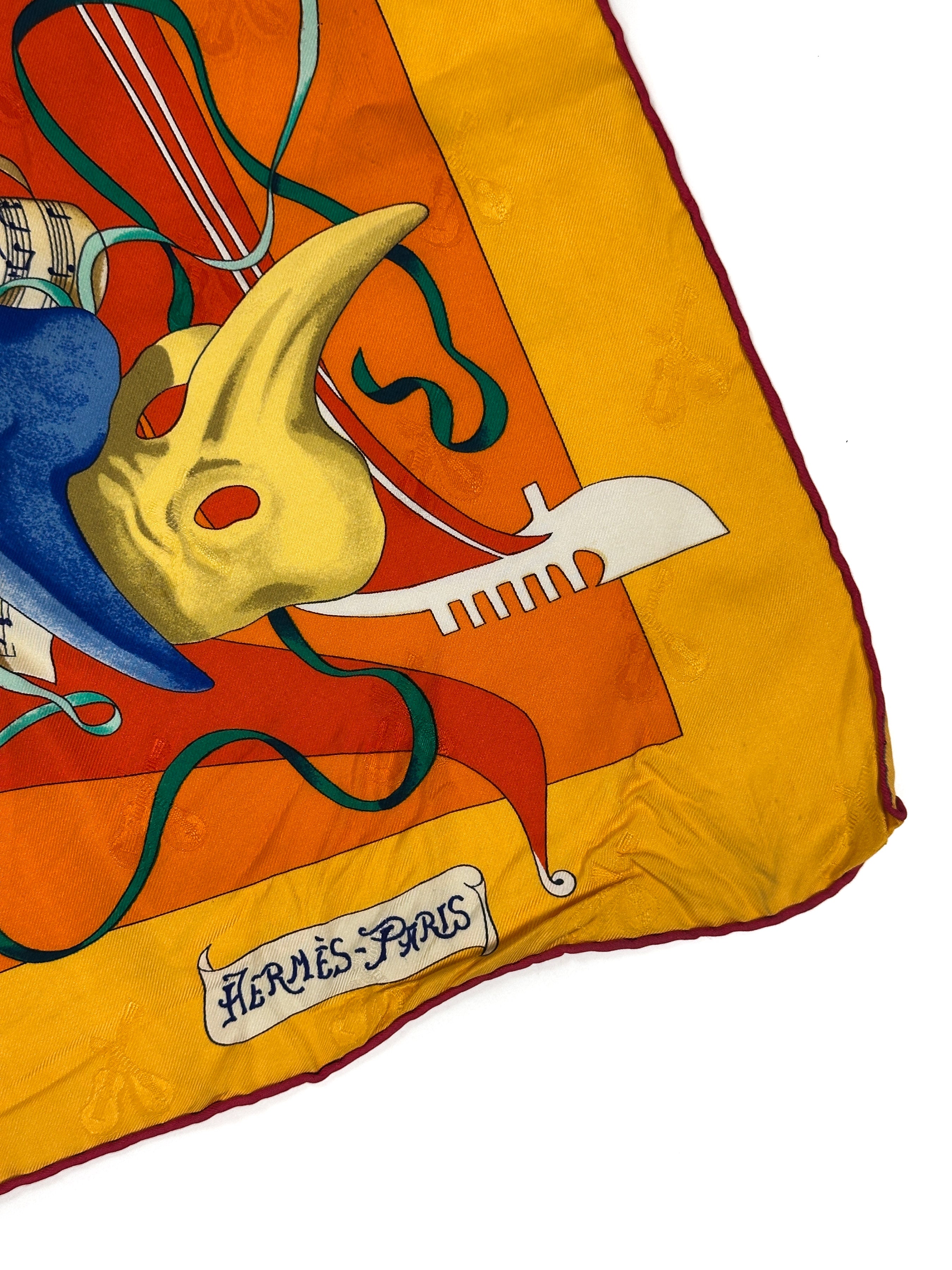 Hermès Le Carnival de Venise First Edition Jacquard 90