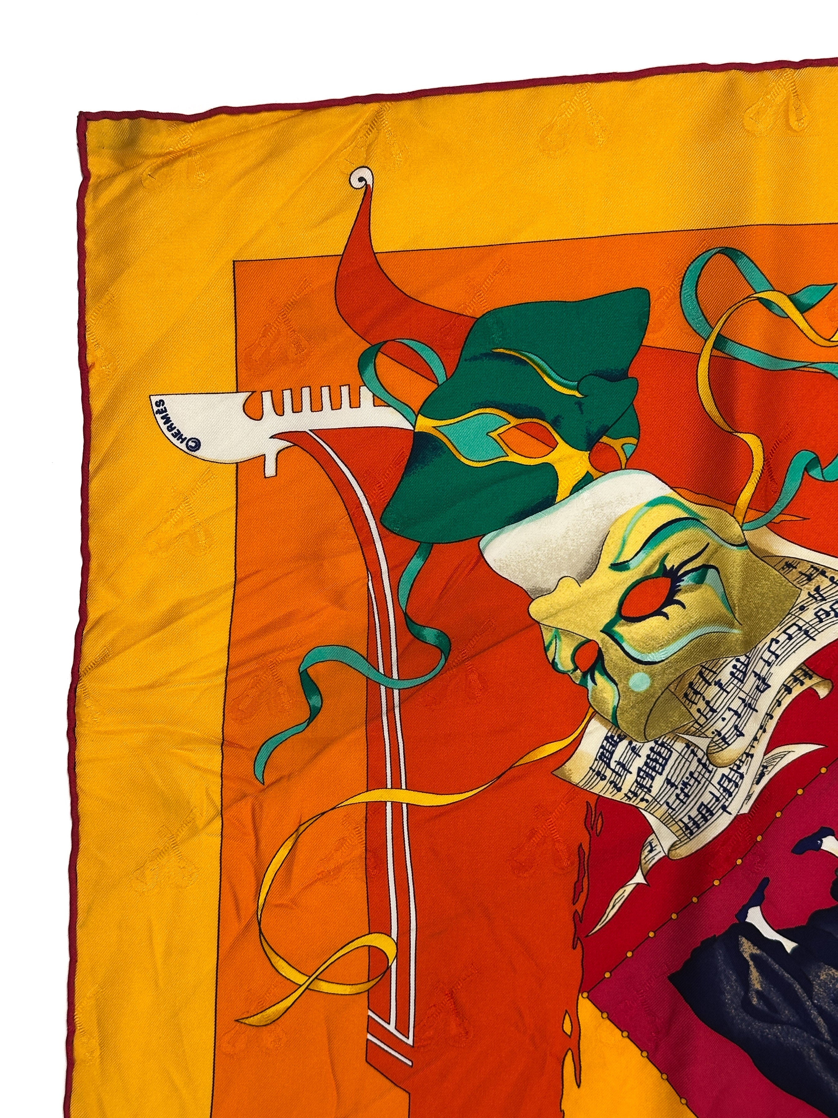 Hermès Le Carnival de Venise First Edition Jacquard 90