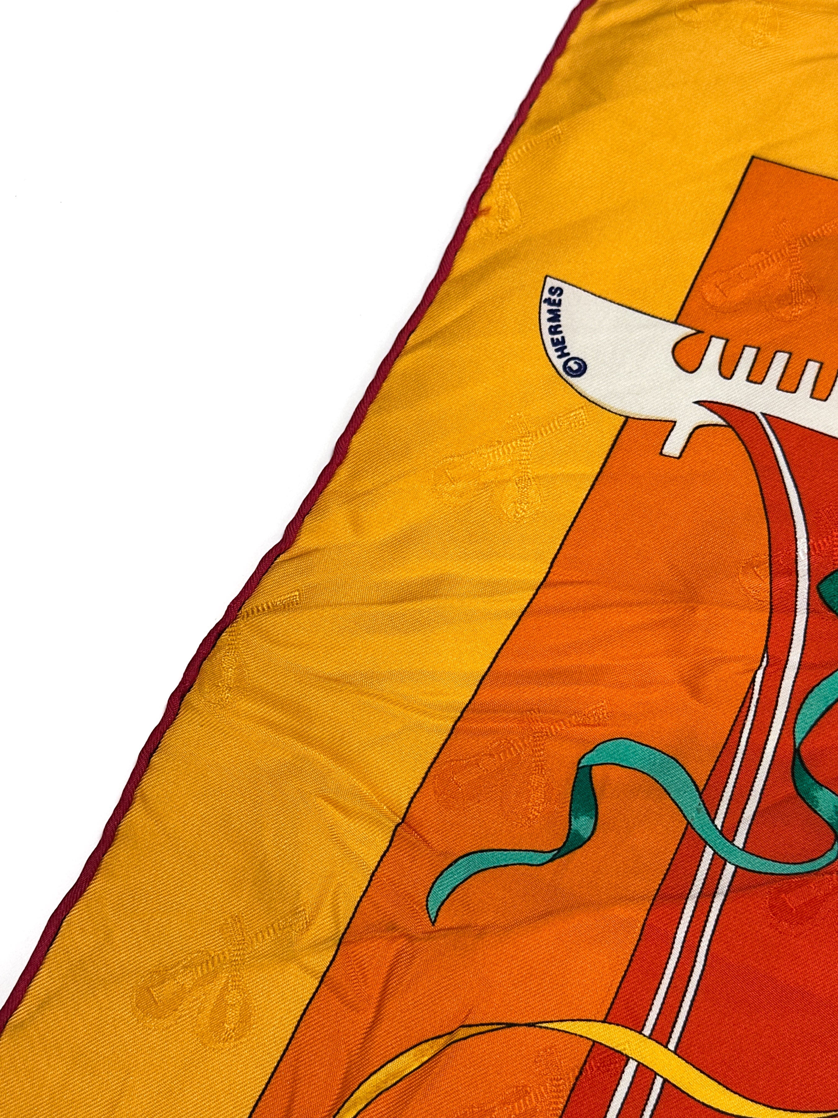 Hermès Le Carnival de Venise First Edition Jacquard 90