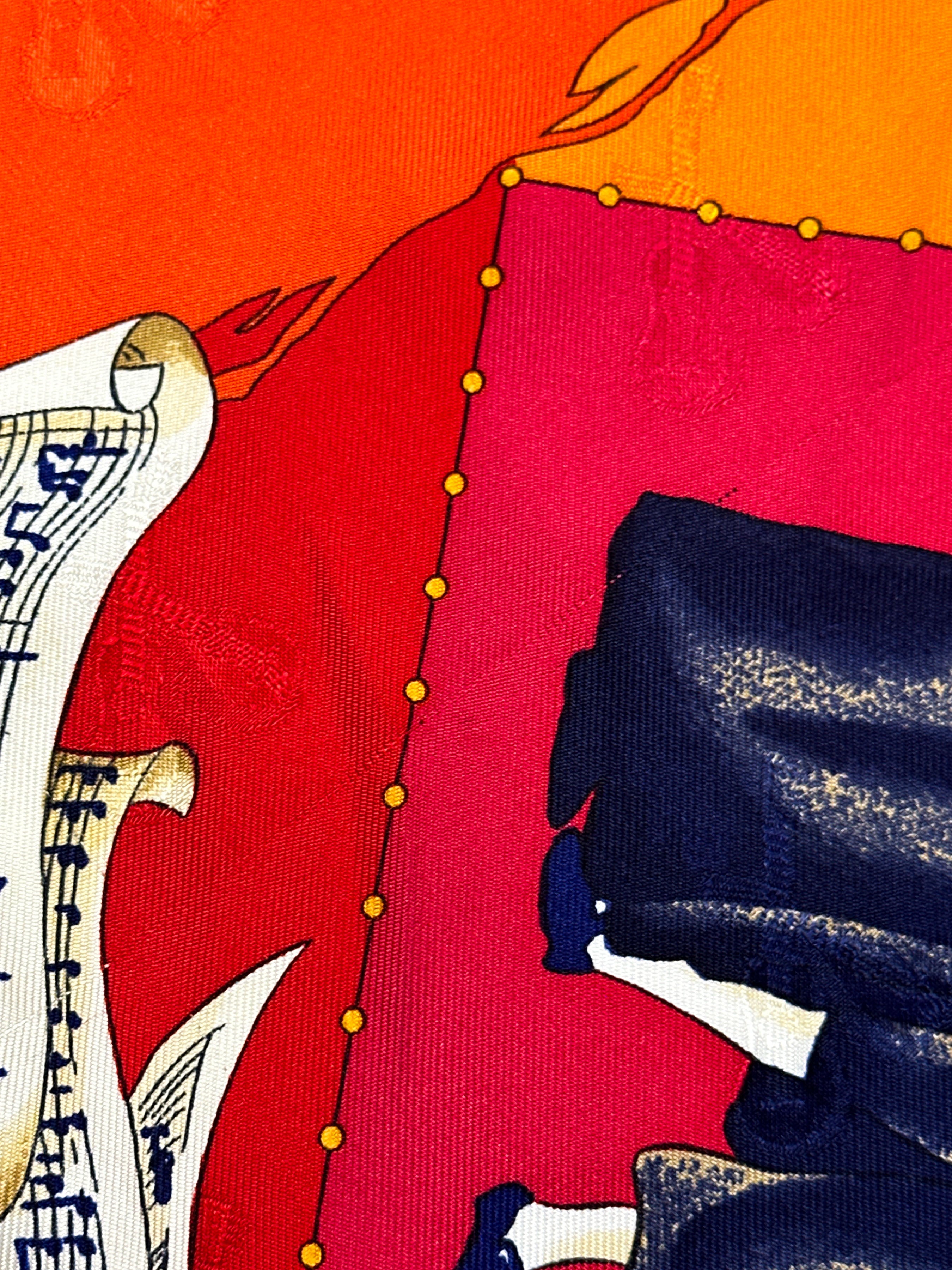 Hermès Le Carnival de Venise First Edition Jacquard 90