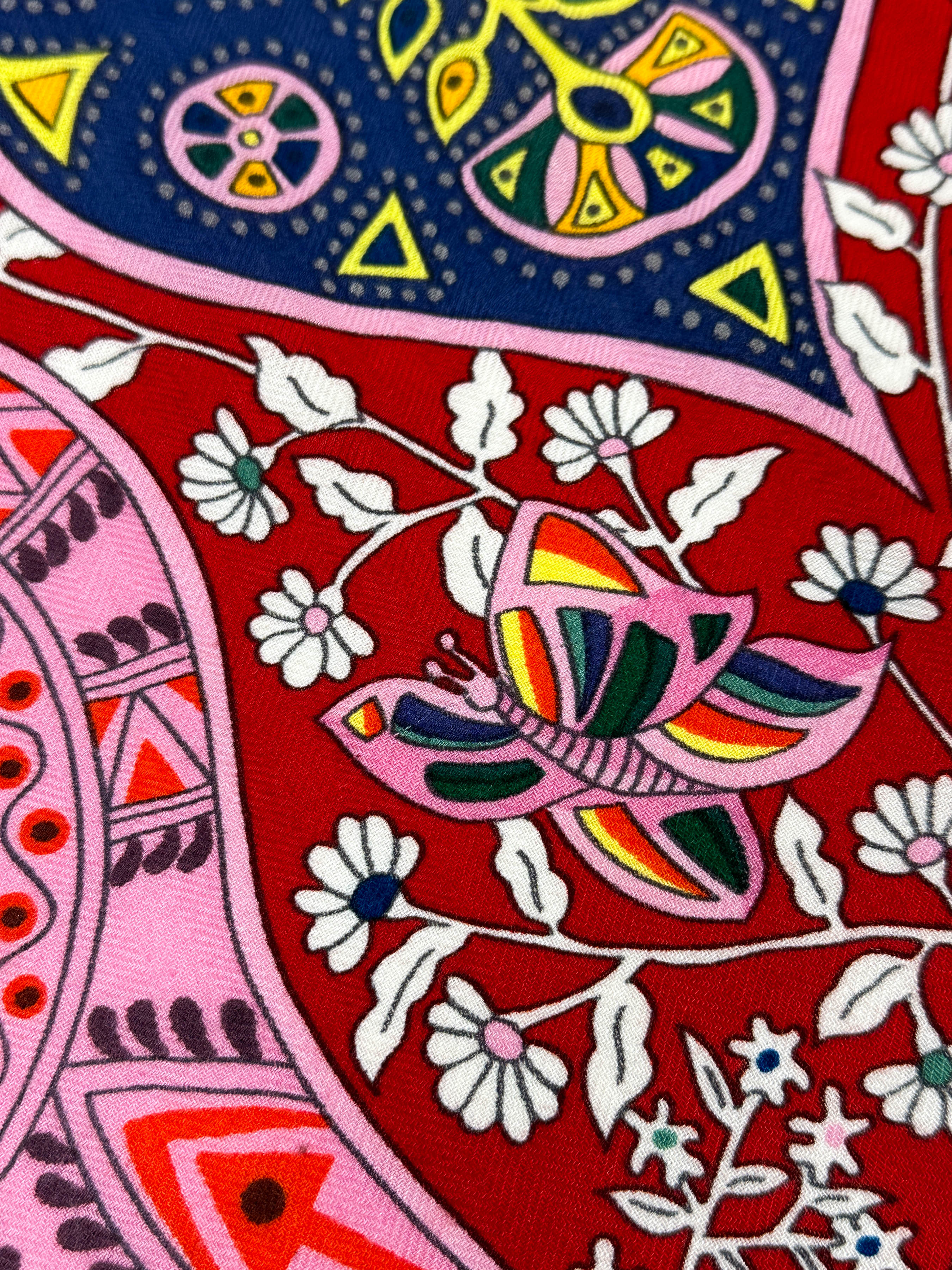 Hermès L'arbre de Vie Cashmere Silk 140