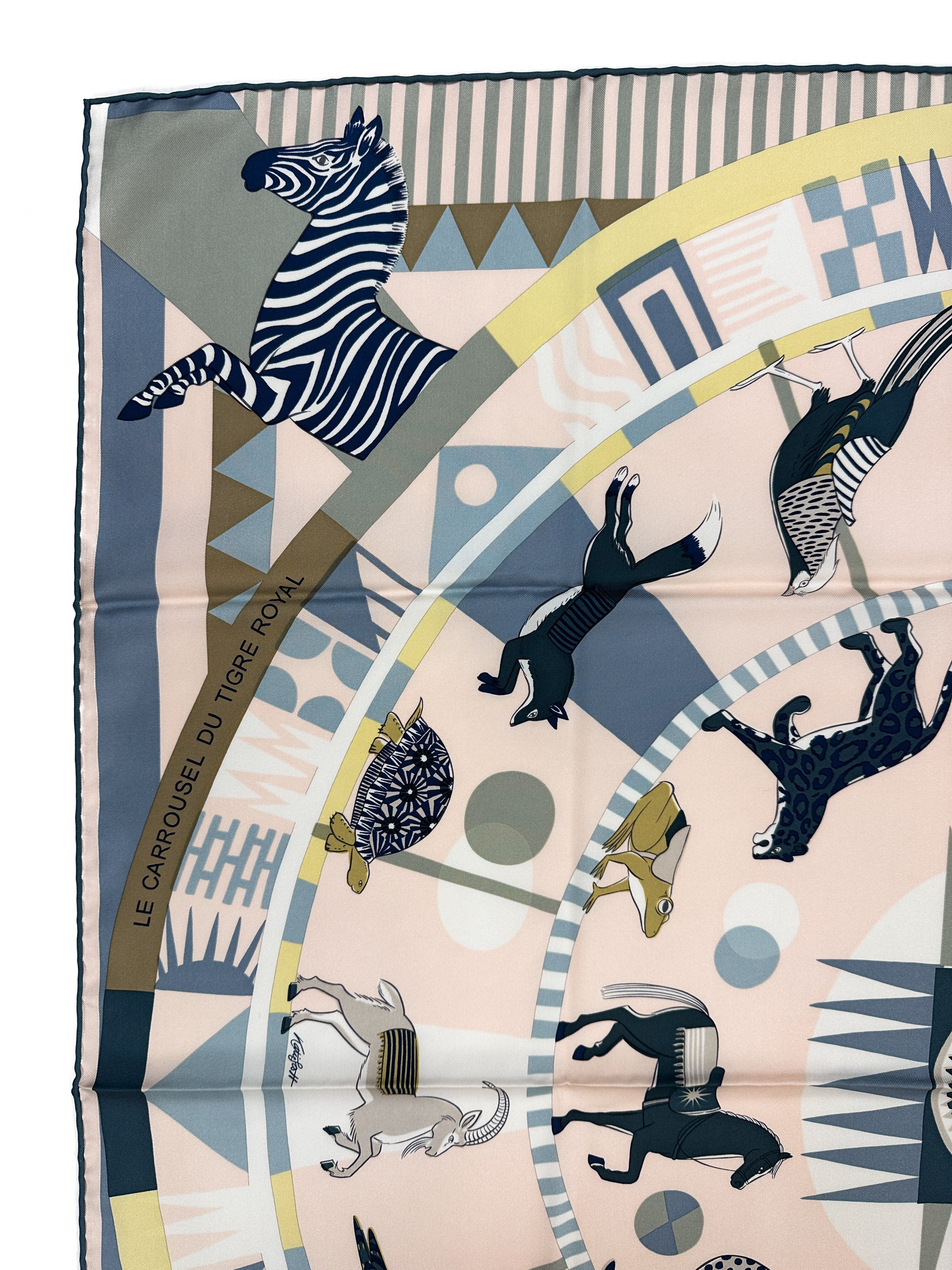 Hermès Le Carrousel du Tigre Royal 90
