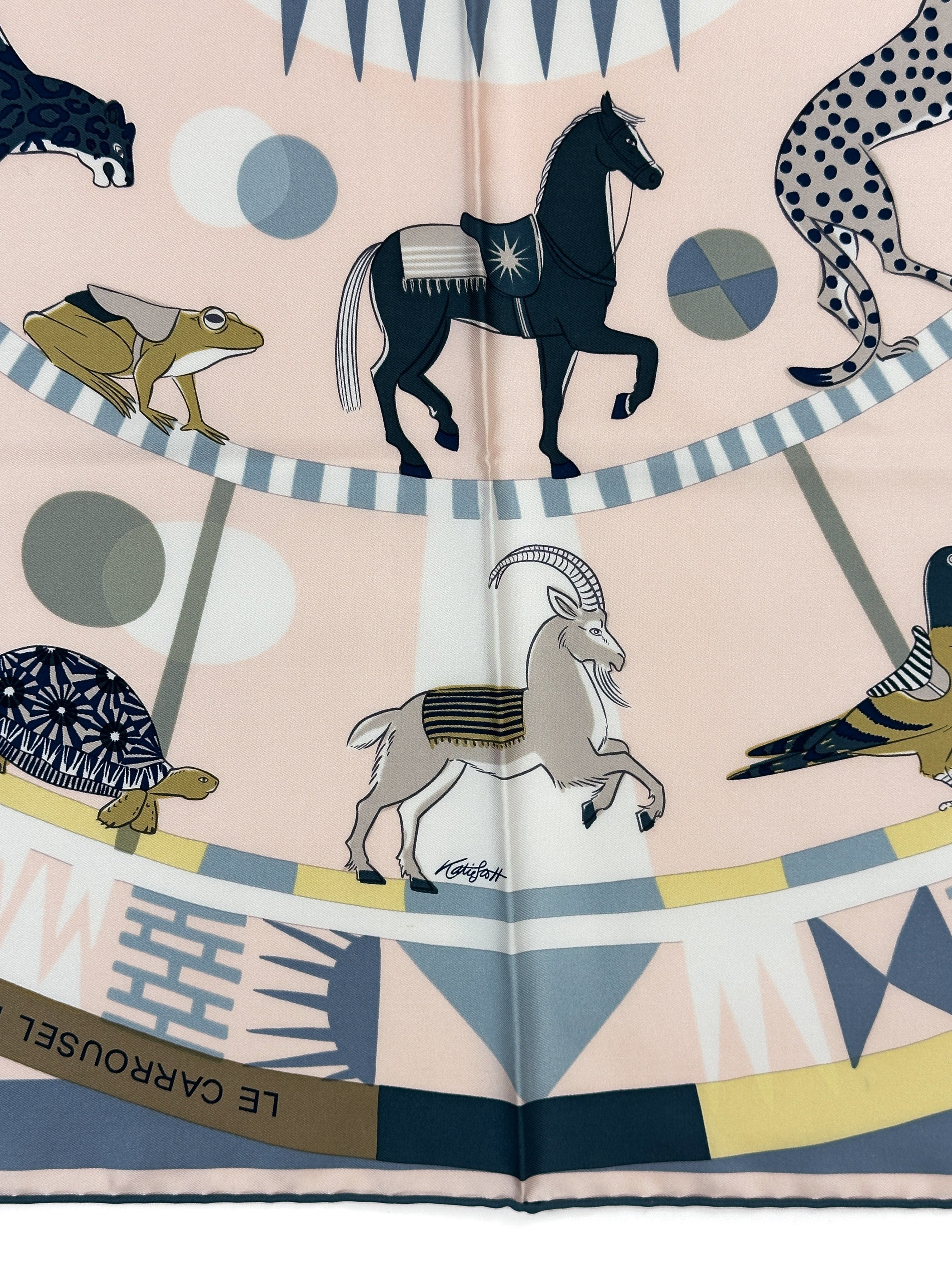 Hermès Le Carrousel du Tigre Royal 90