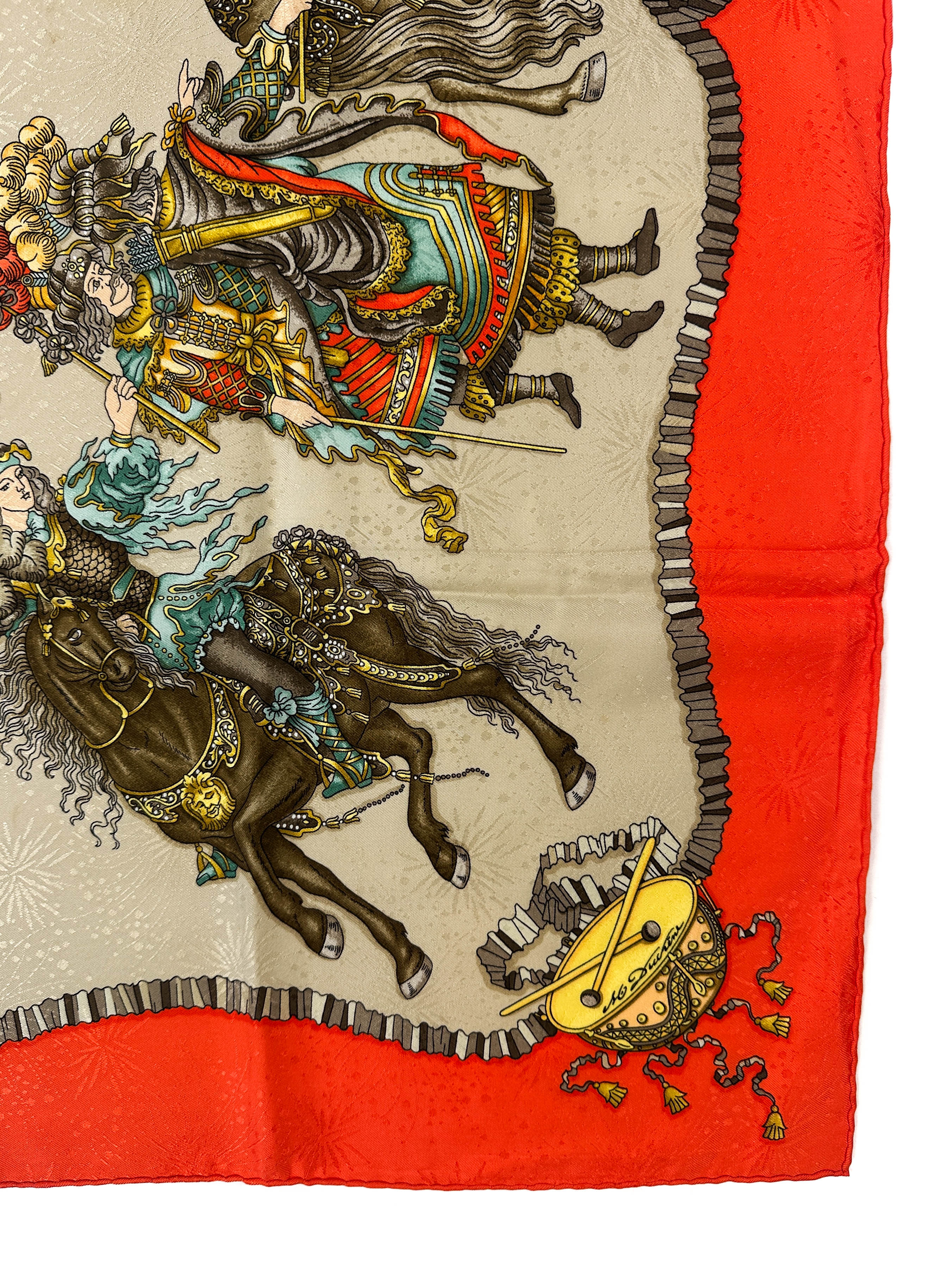 Hermès Les Fêtes du Roi Soleil Jacquard 90
