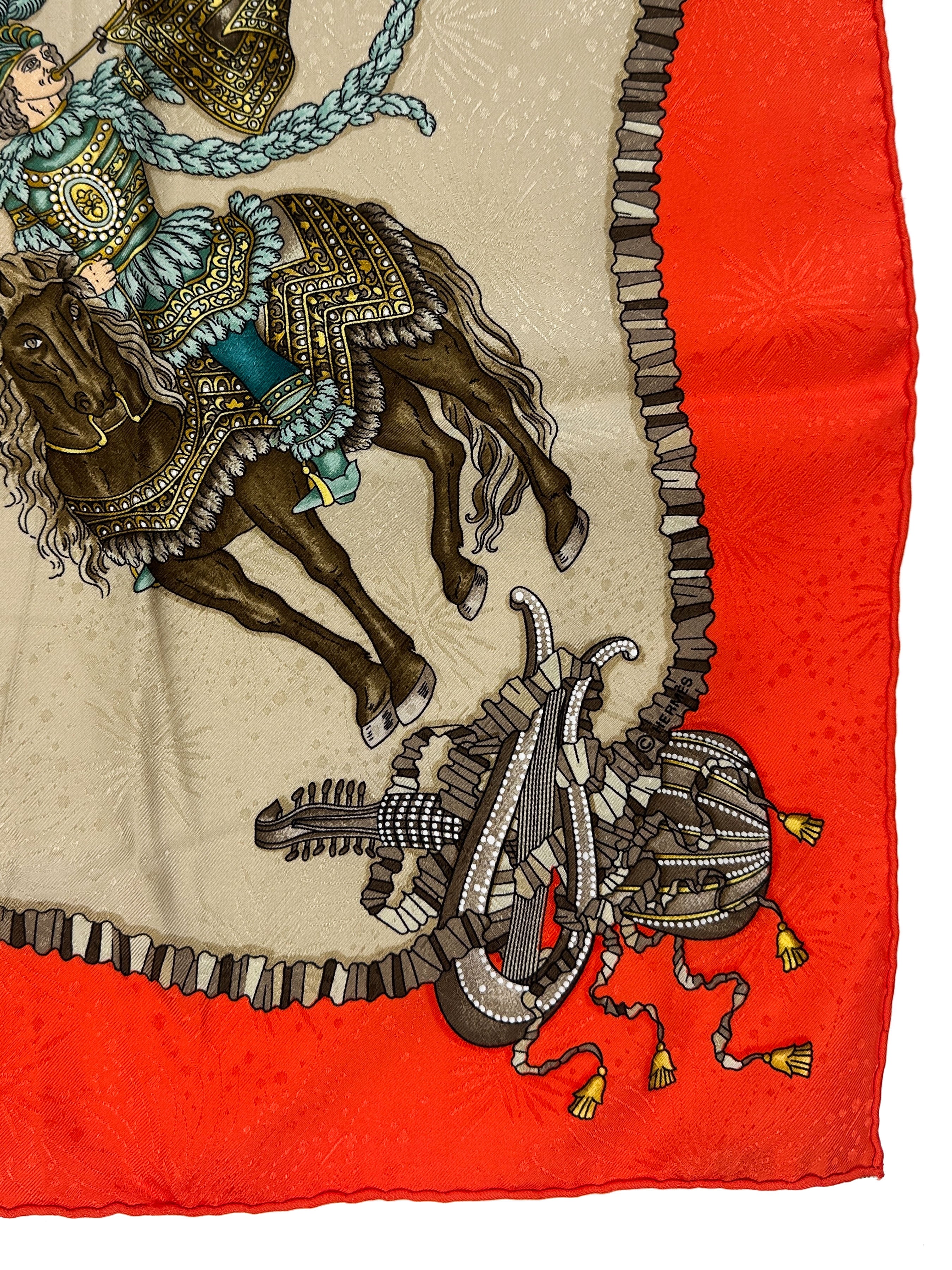 Hermès Les Fêtes du Roi Soleil Jacquard 90
