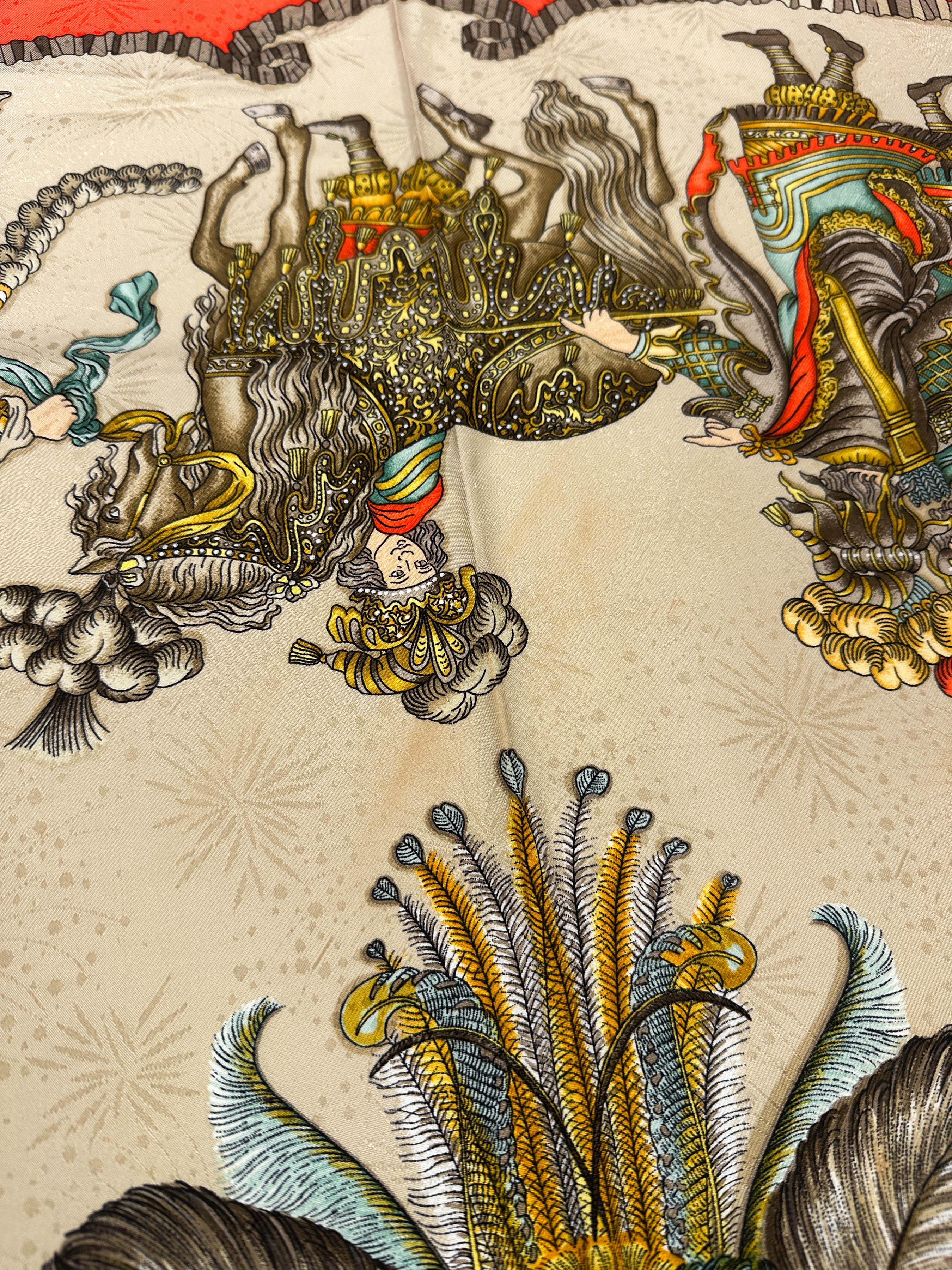 Hermès Les Fêtes du Roi Soleil Jacquard 90