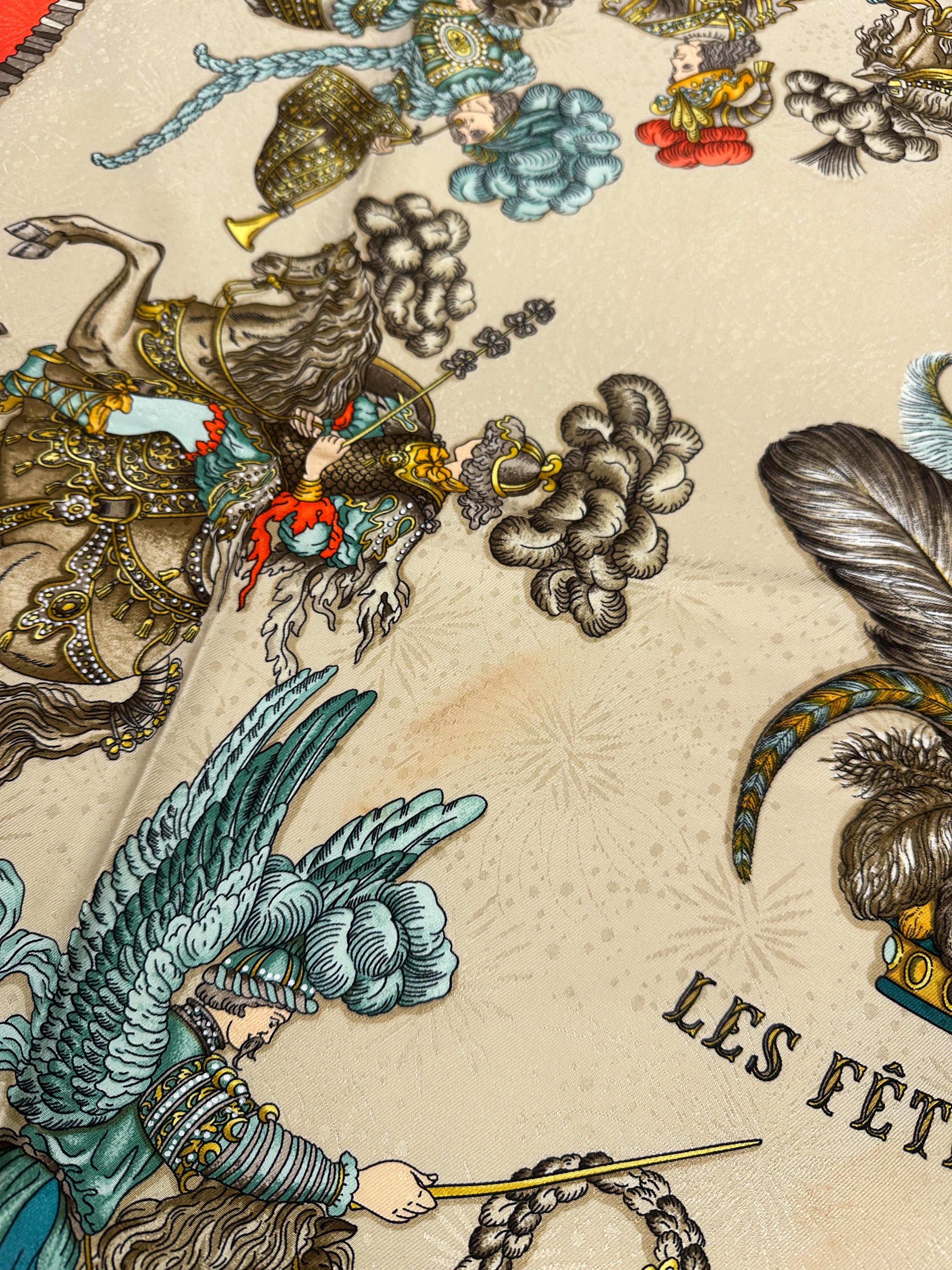 Hermès Les Fêtes du Roi Soleil Jacquard 90