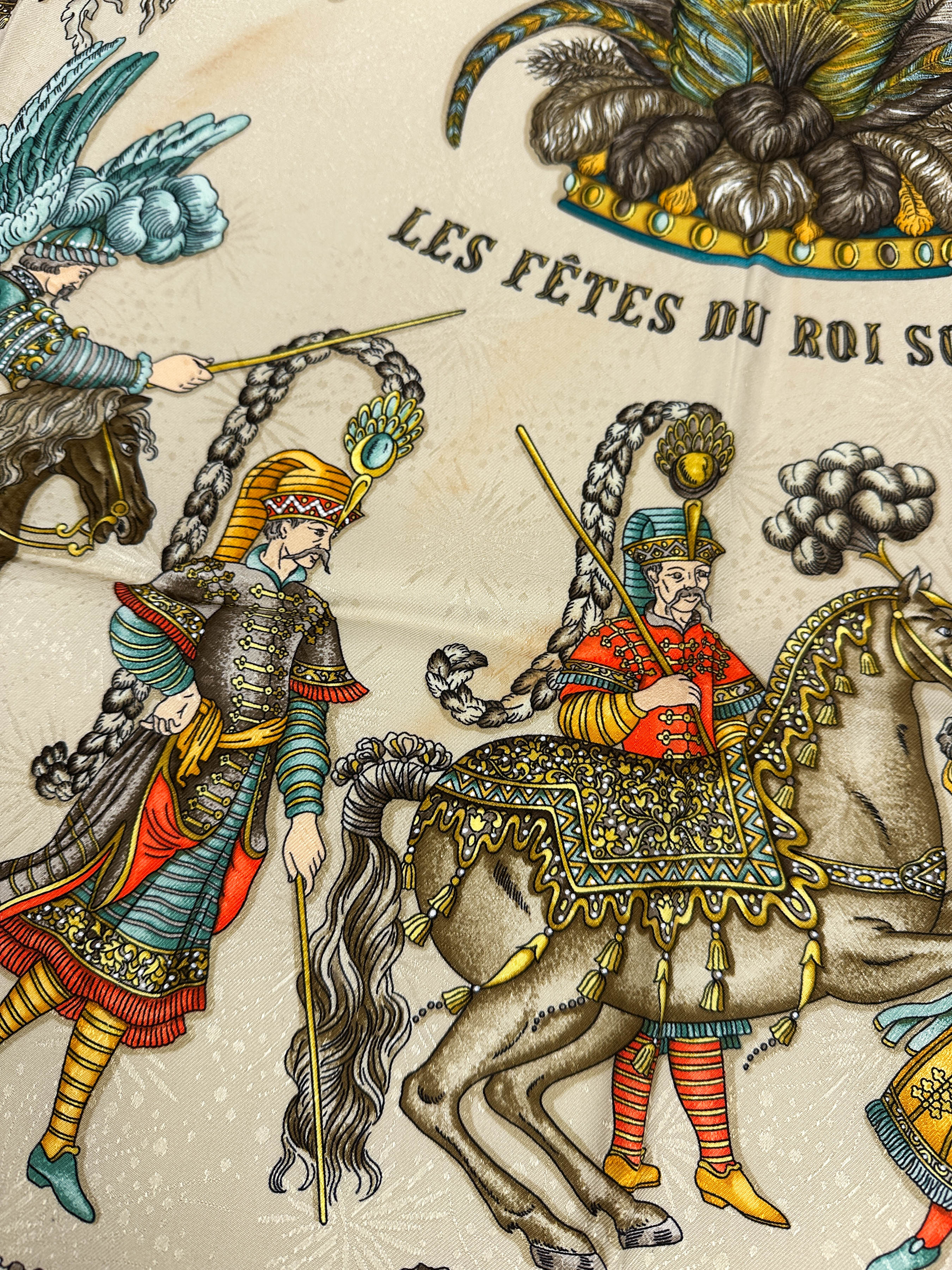 Hermès Les Fêtes du Roi Soleil Jacquard 90