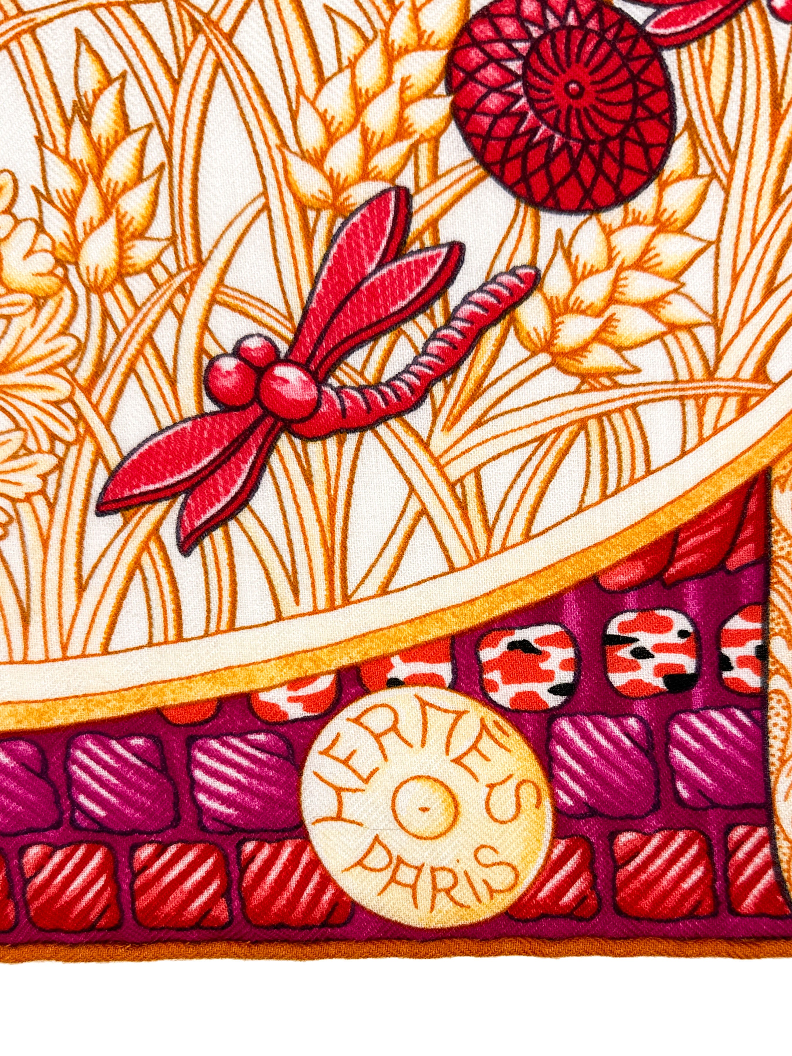Hermès Parures de Samourais Cashmere Silk 140