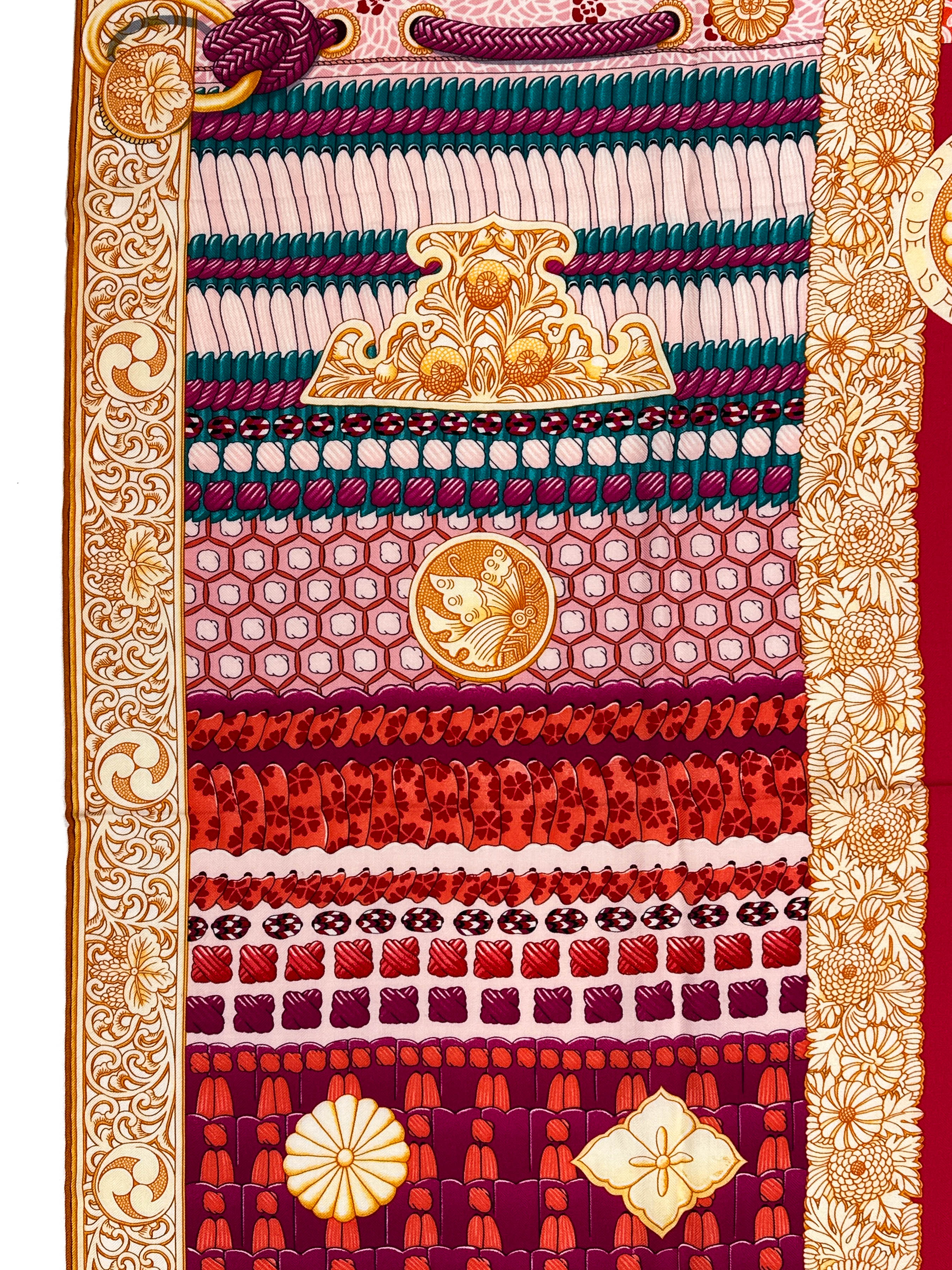 Hermès Parures de Samourais Cashmere Silk 140