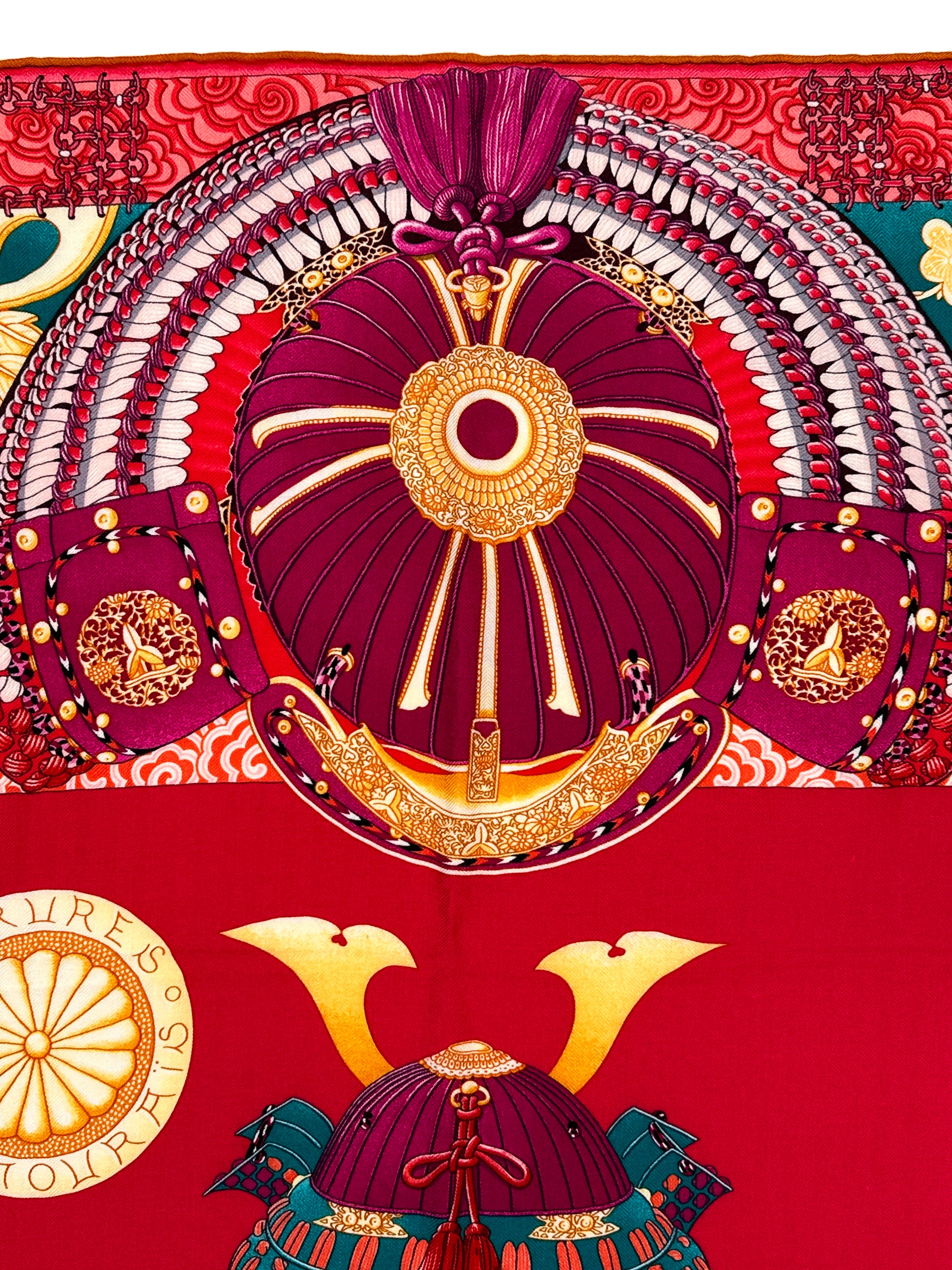 Hermès Parures de Samourais Cashmere Silk 140