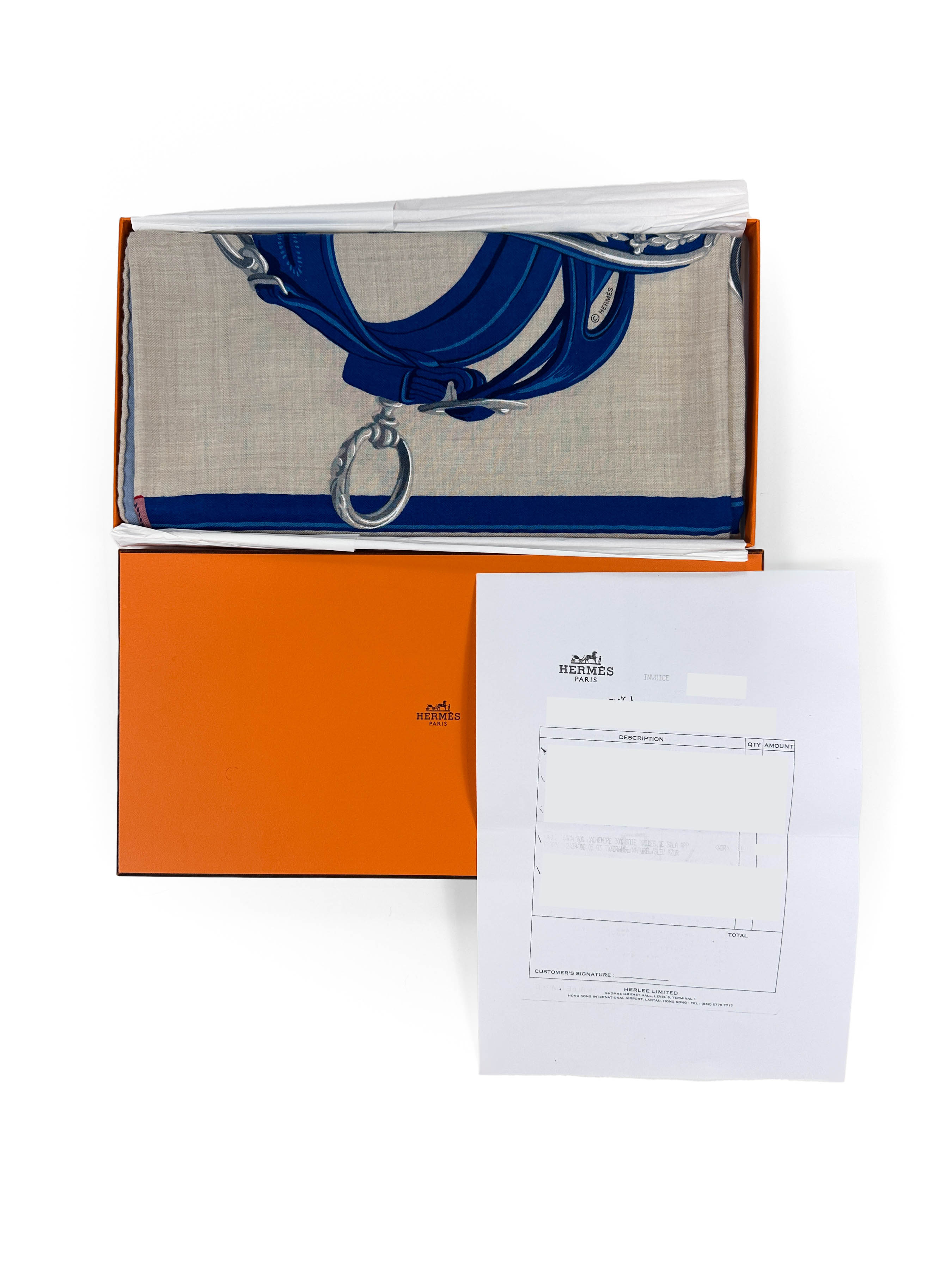 Hermès Brides de Gala Applique Cashmere Silk 140
