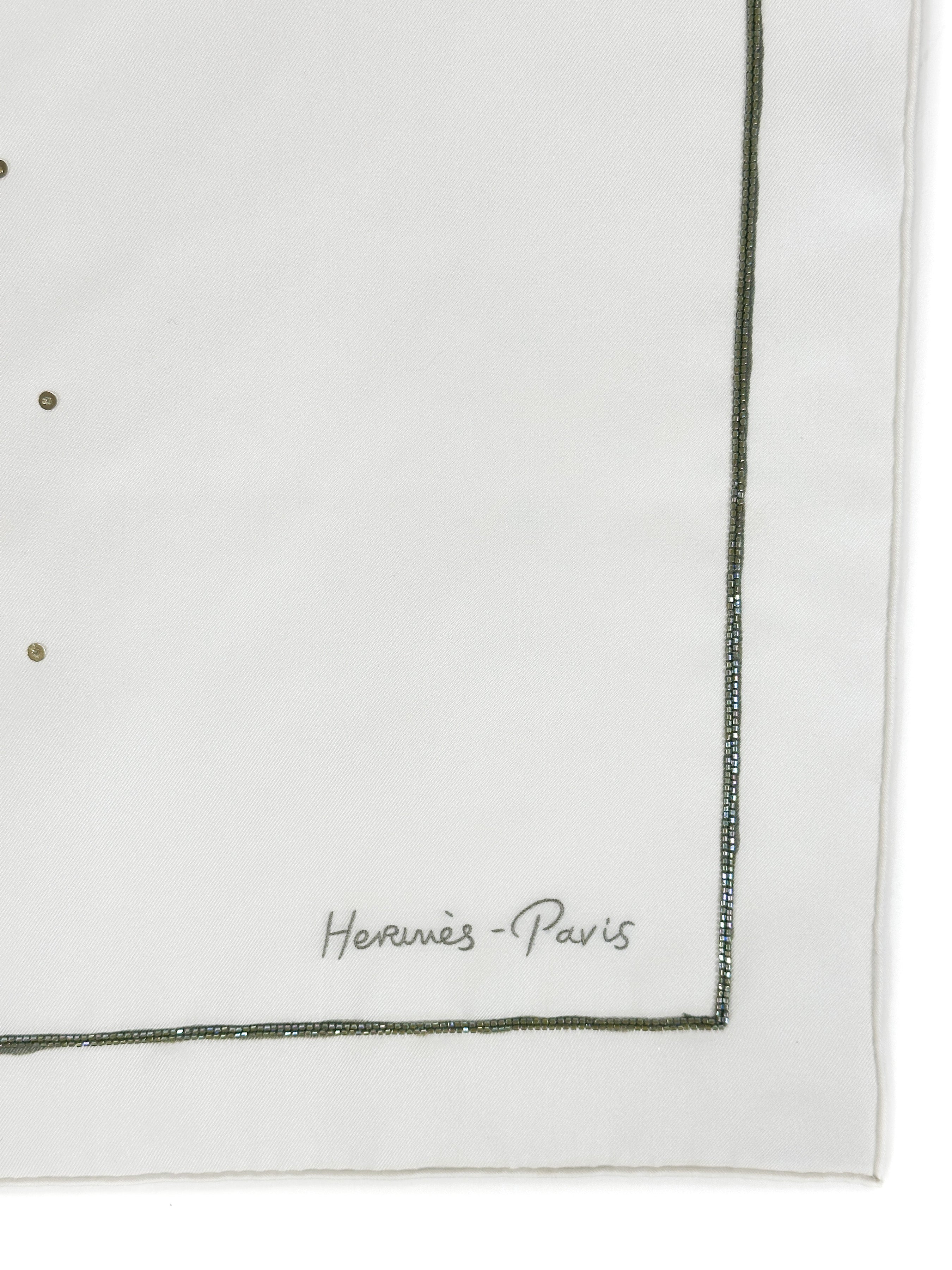 Hermès Libre Comme Pegase Exceptional Beaded 90